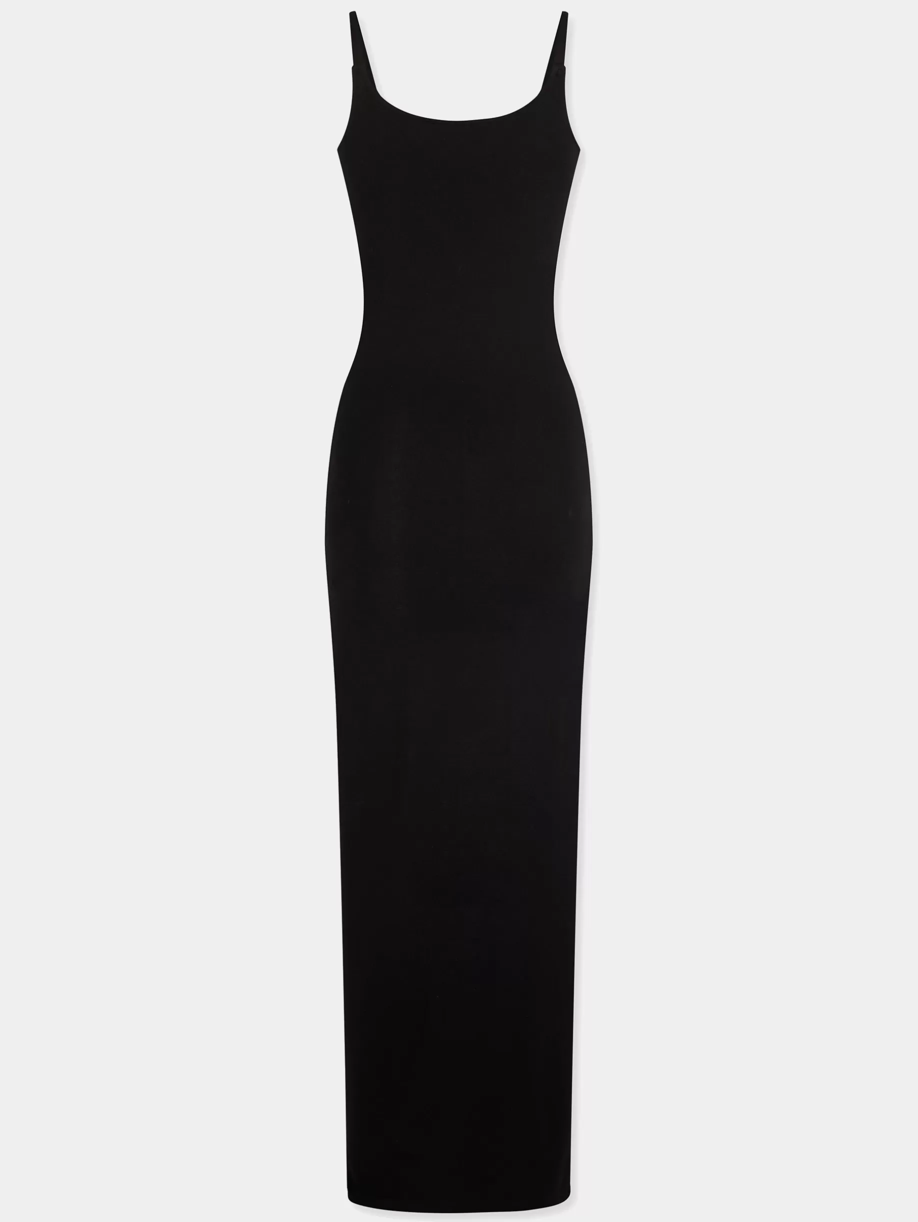 Rabanne black drapé pression sleevless dress