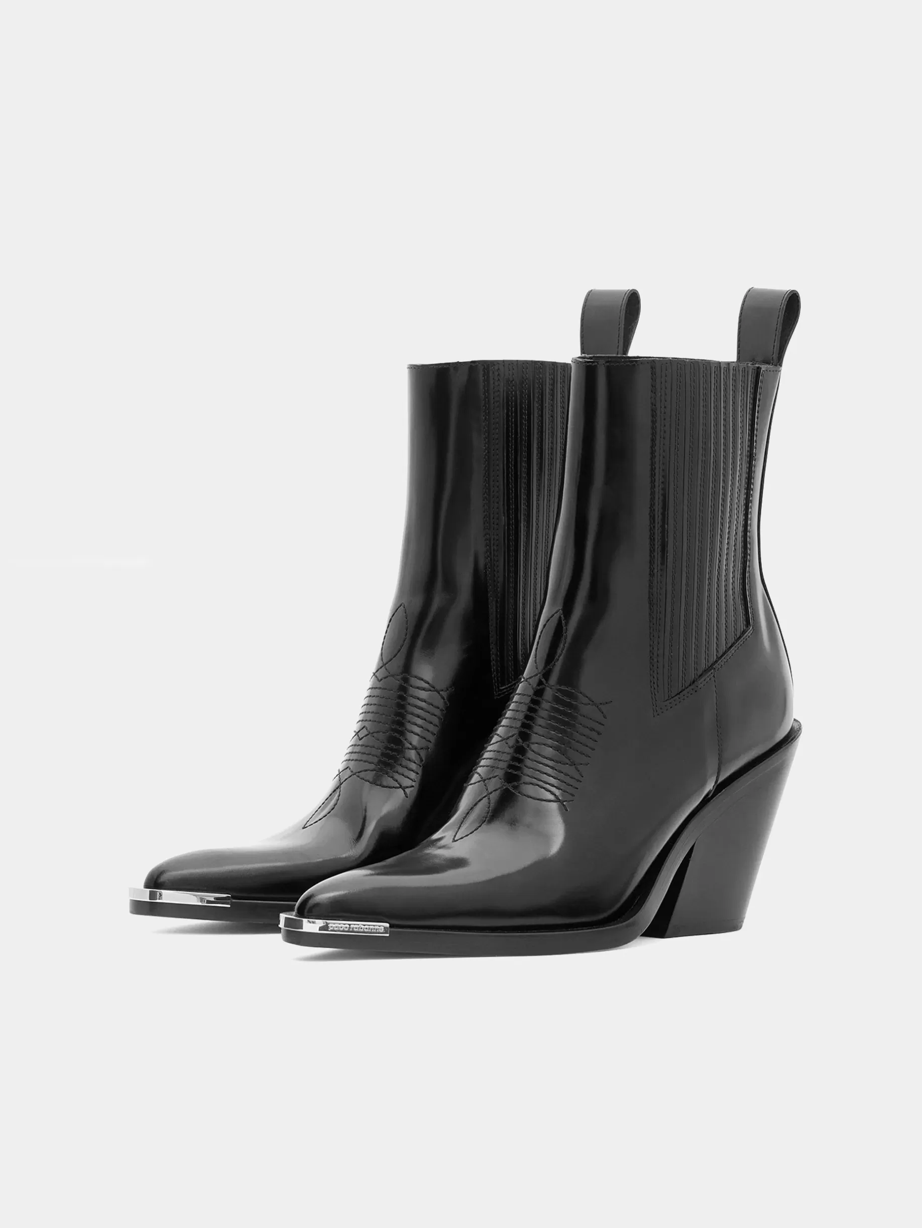 Rabanne Chelsea Black Boots