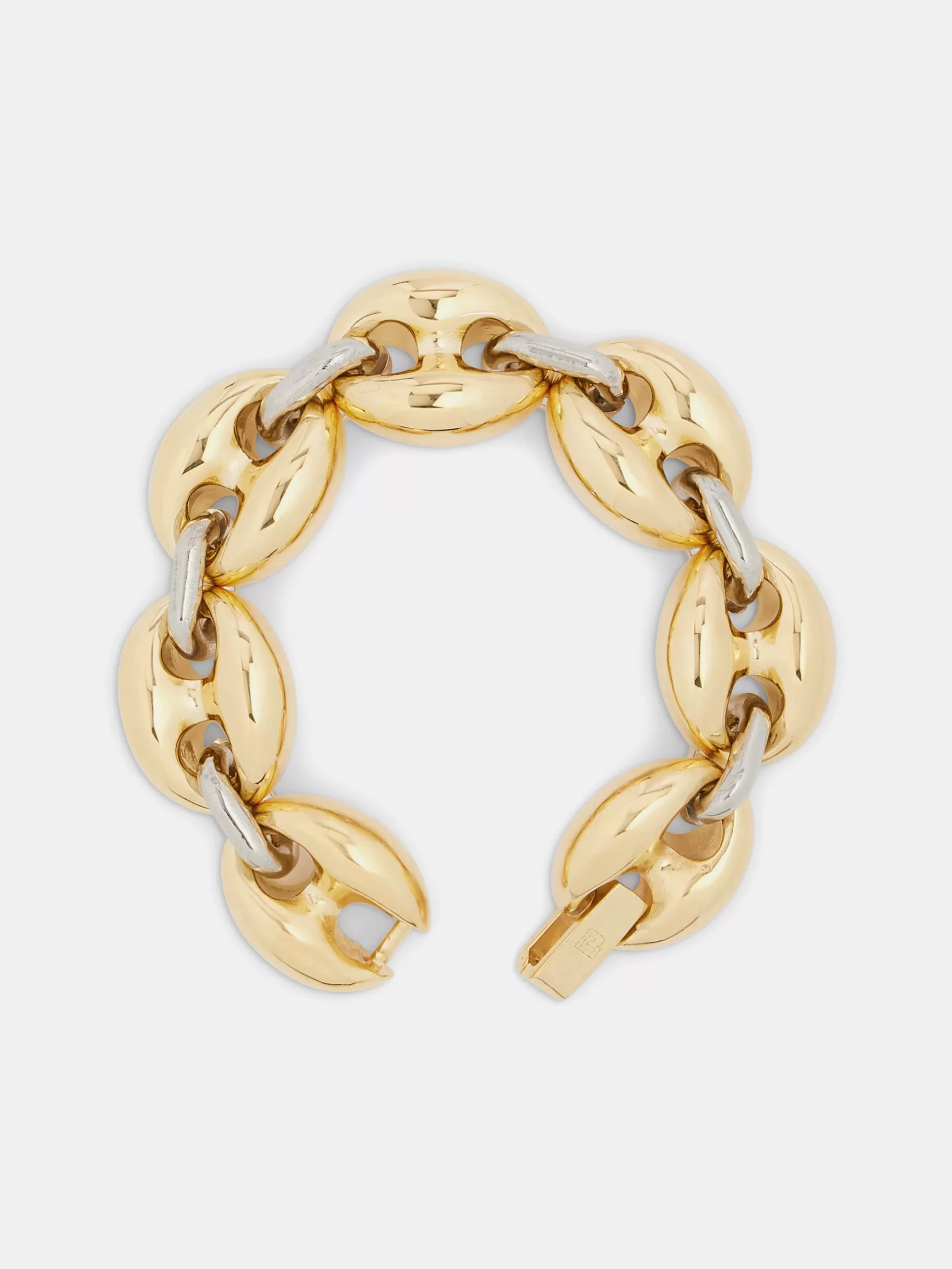 Rabanne Eight chunky bicolored bracelet