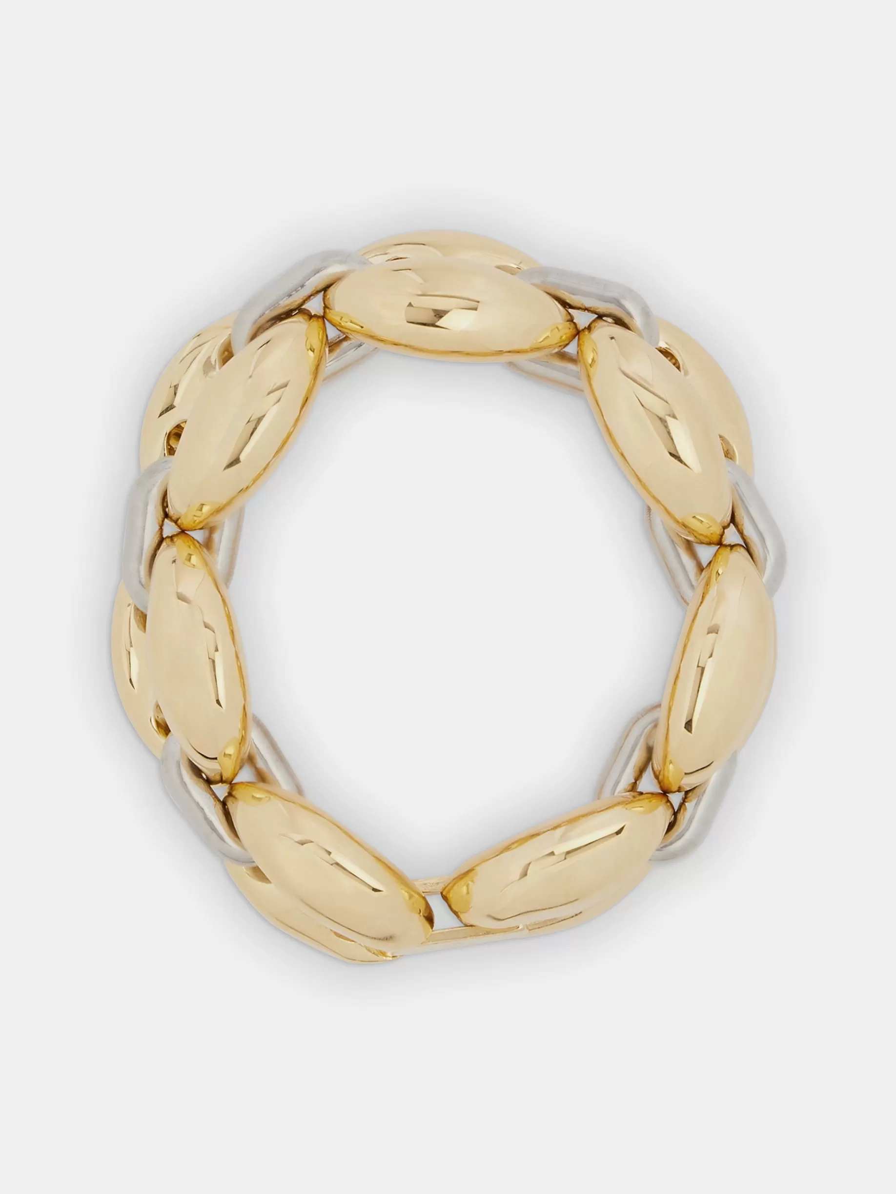 Rabanne Eight chunky bicolored bracelet