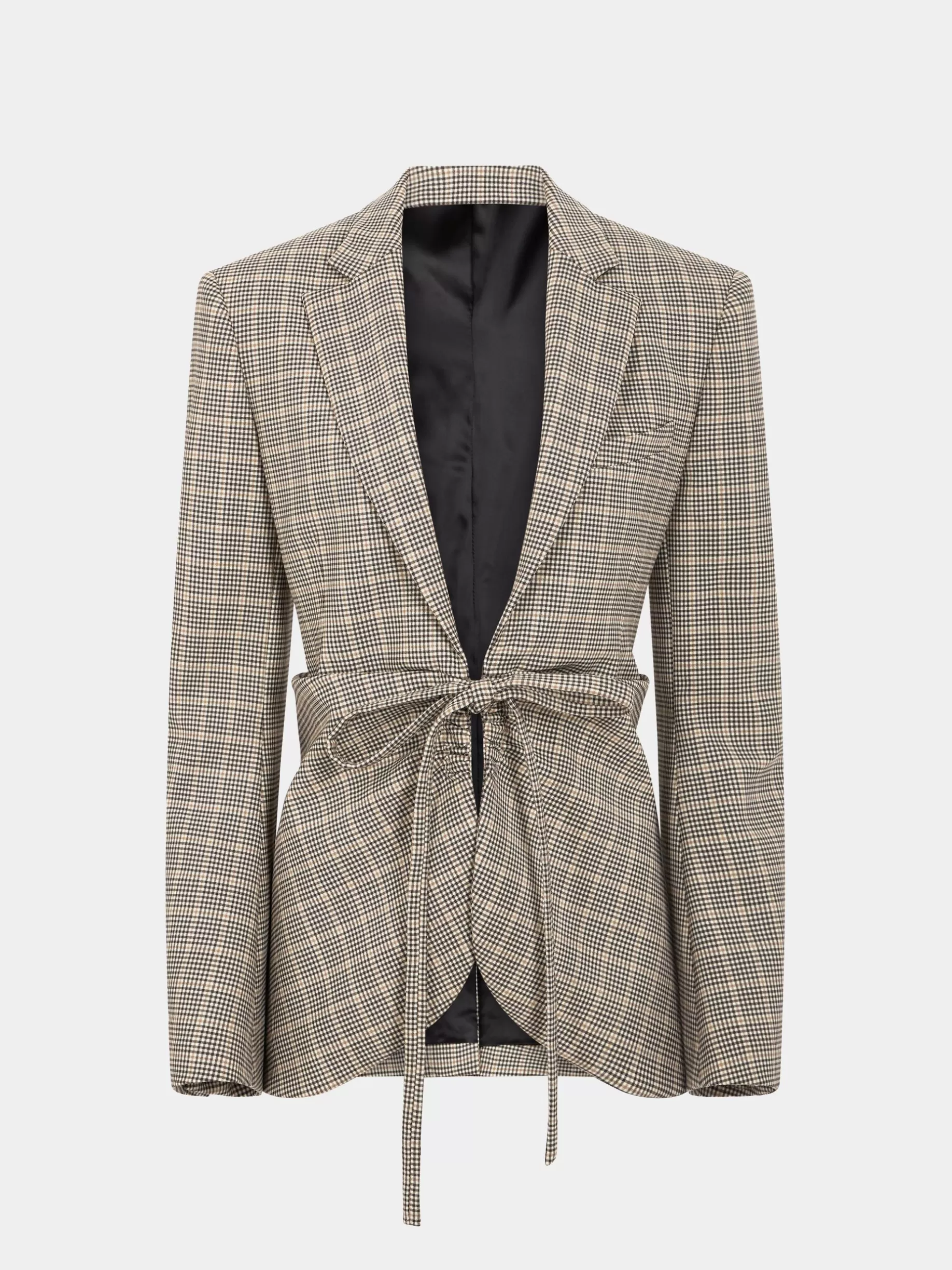 Rabanne FITTED JACKET IN PRINCE OF WALES WOOL