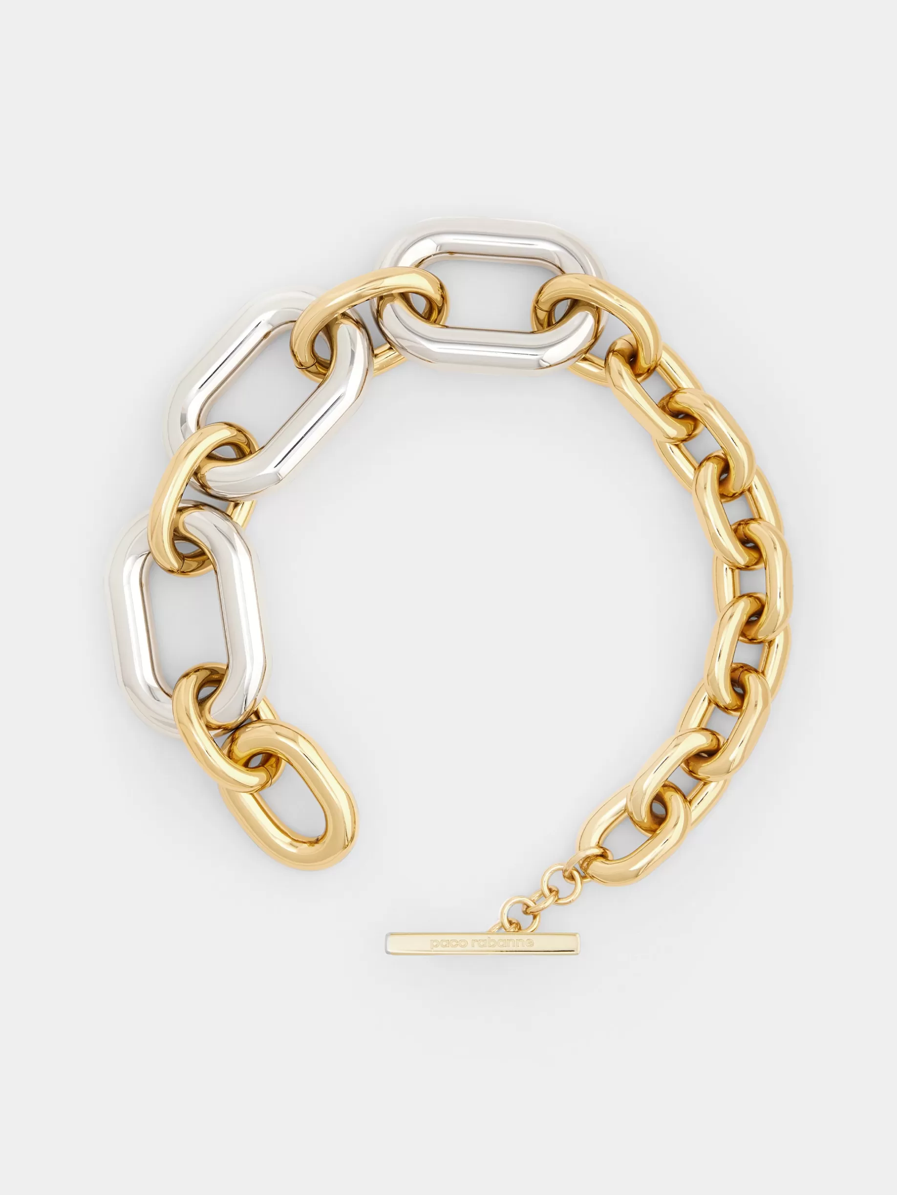 Rabanne Gold and Silver oversized XL Link Necklace