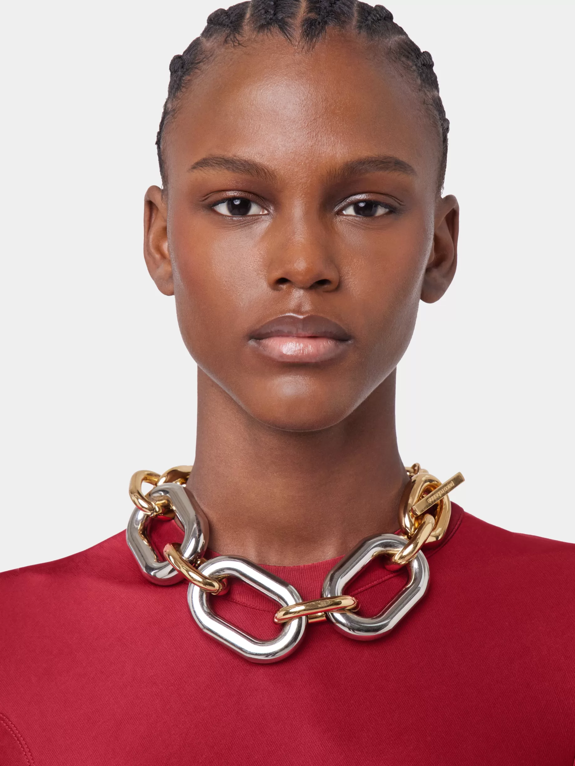 Rabanne Gold and Silver oversized XL Link Necklace