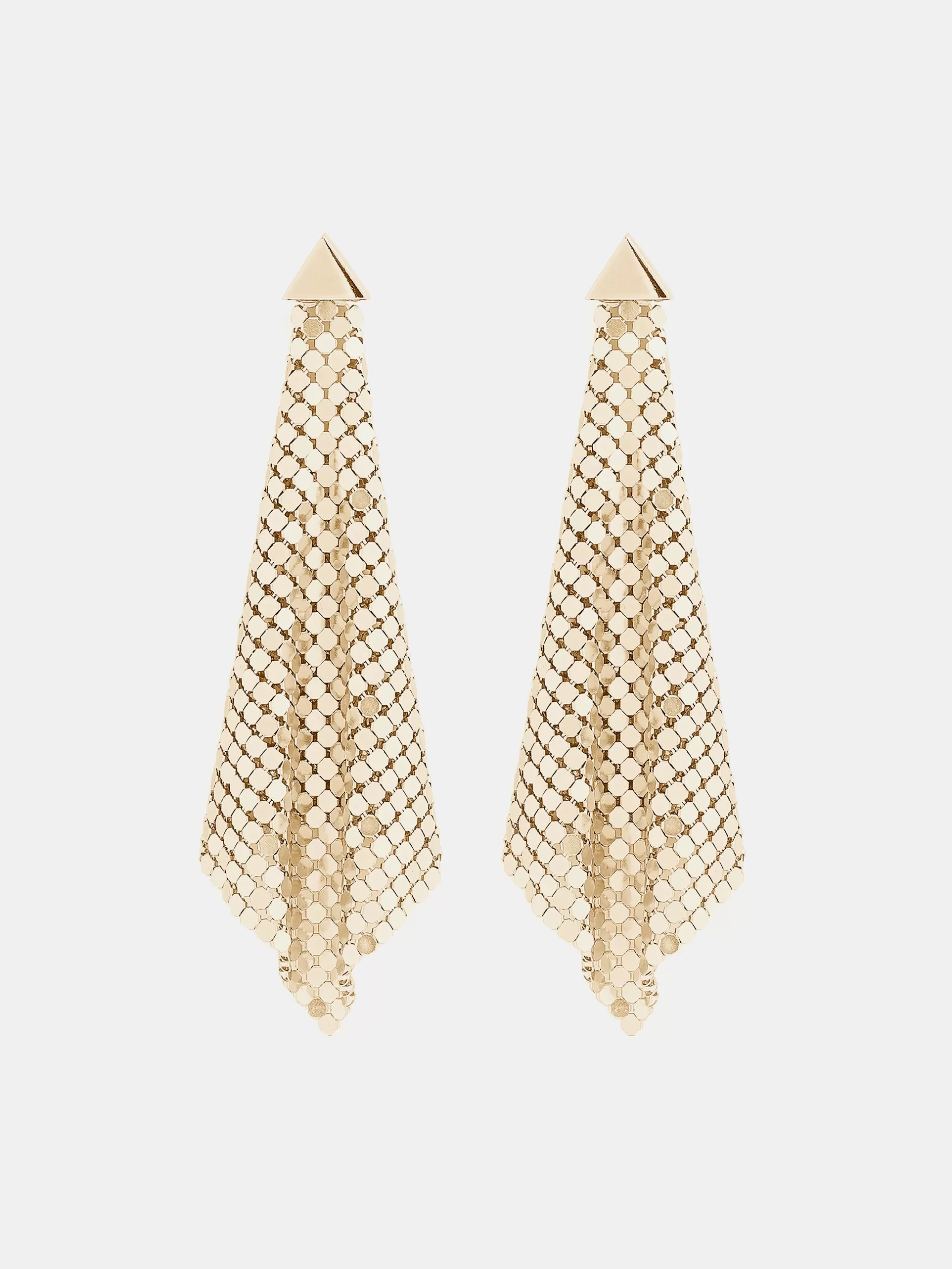 Rabanne Gold chainmail earrings