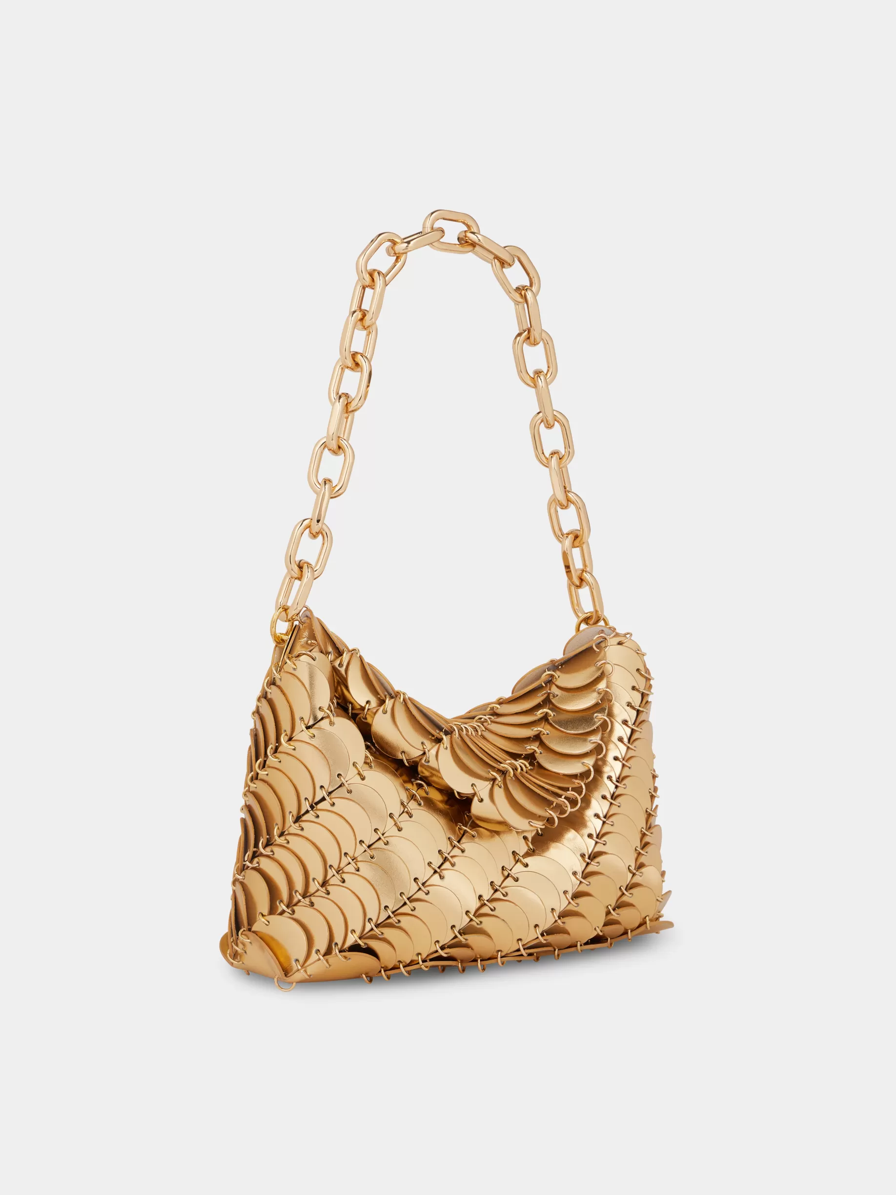 Rabanne Gold Paco clutch Bag