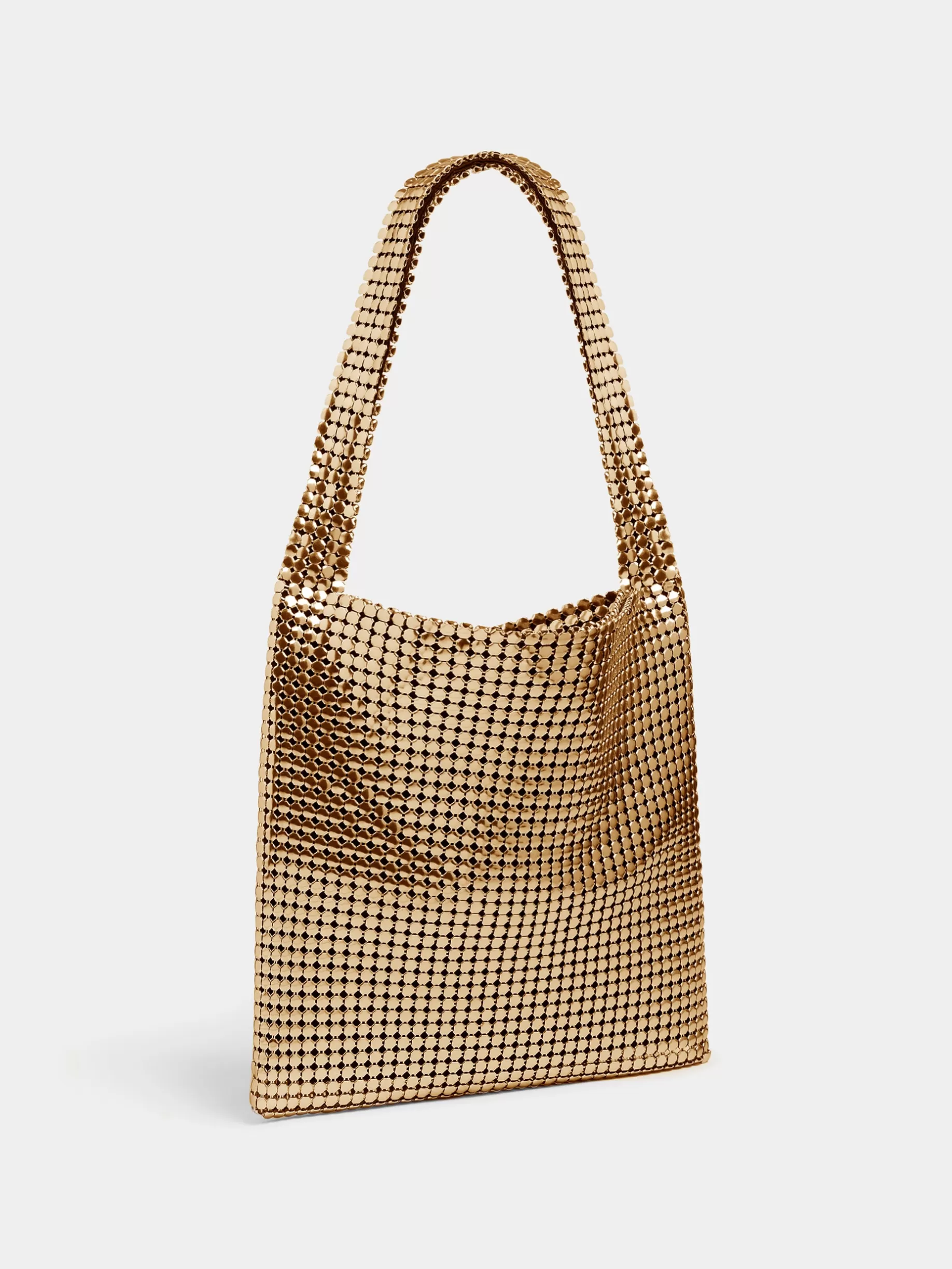 Rabanne Gold Pixel bag