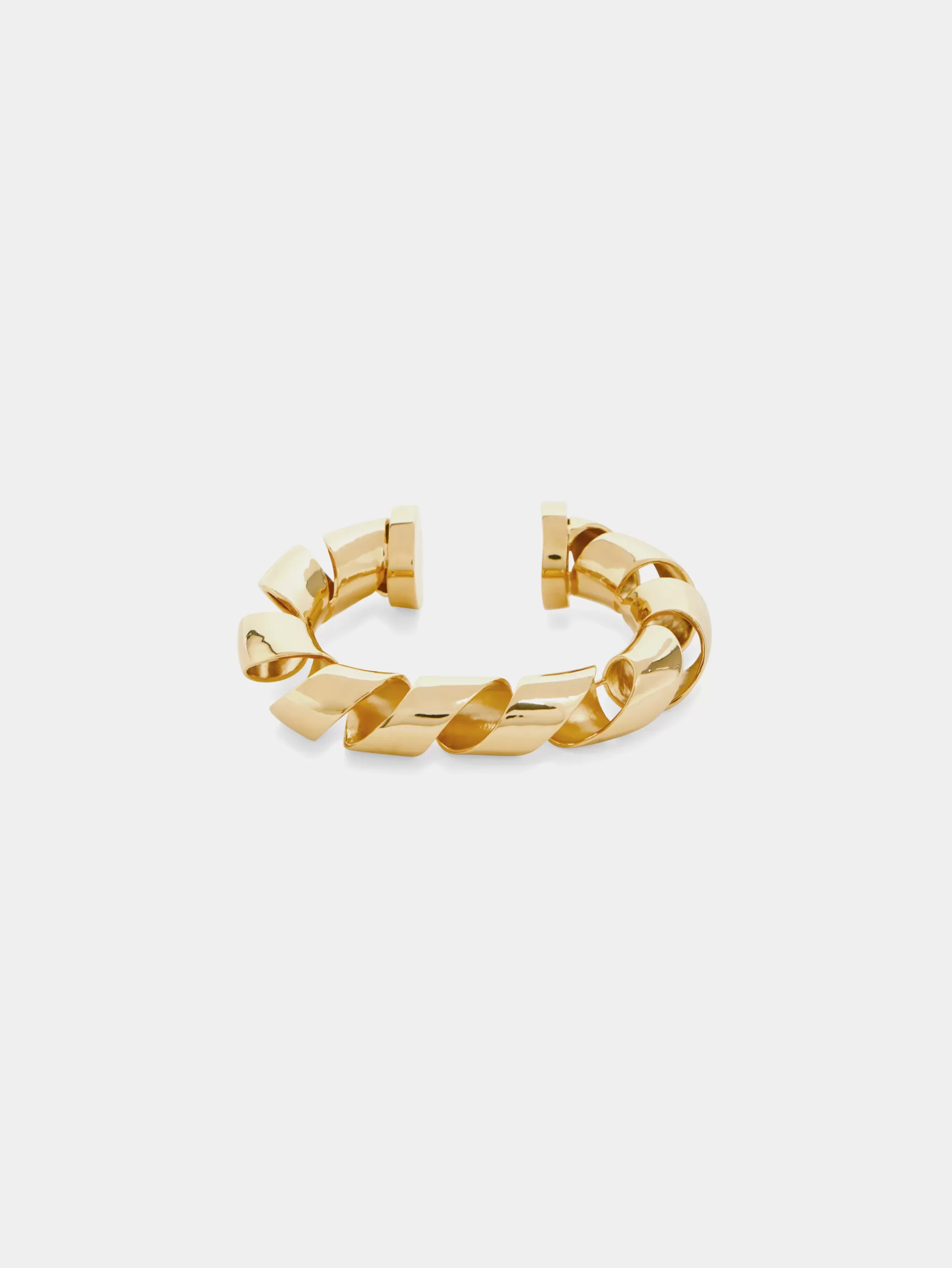 Rabanne Gold XL link twist cuff