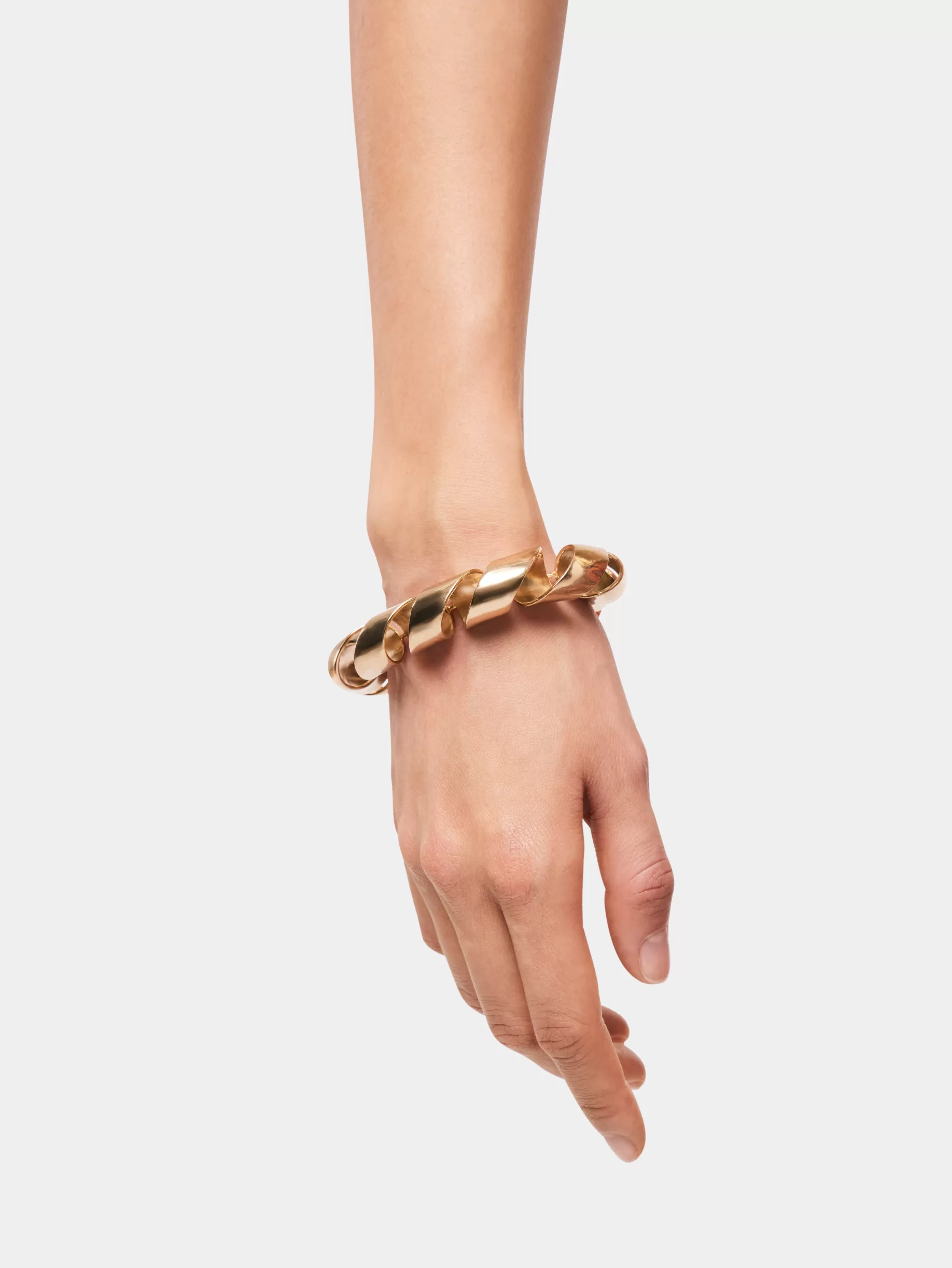 Rabanne Gold XL link twist cuff