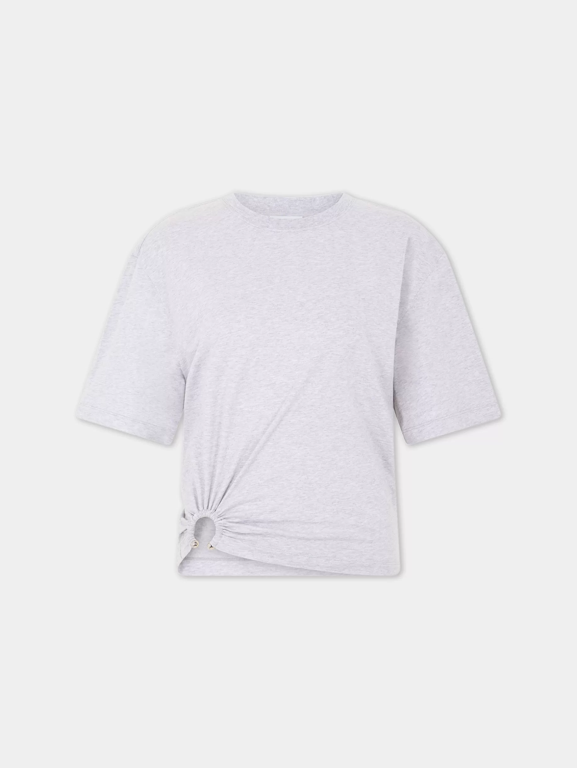 Rabanne Grey t-shirt with piercing