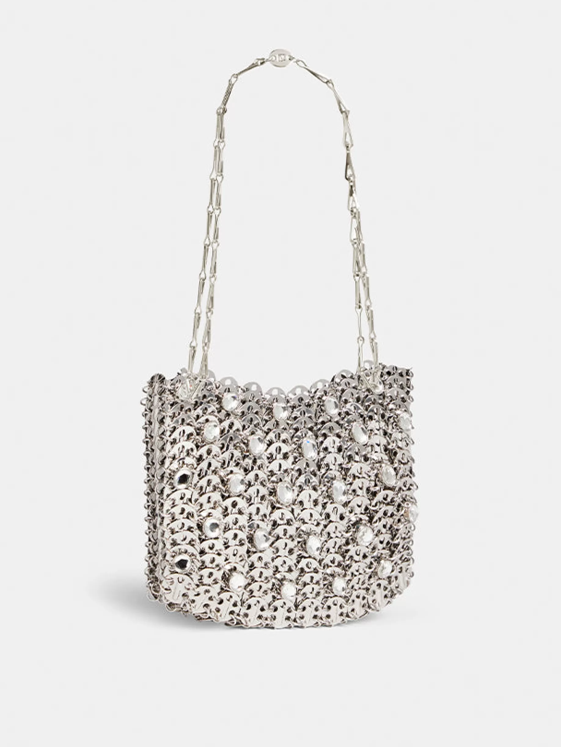 Rabanne Iconic 1969 Bag embellished with Rhinestones