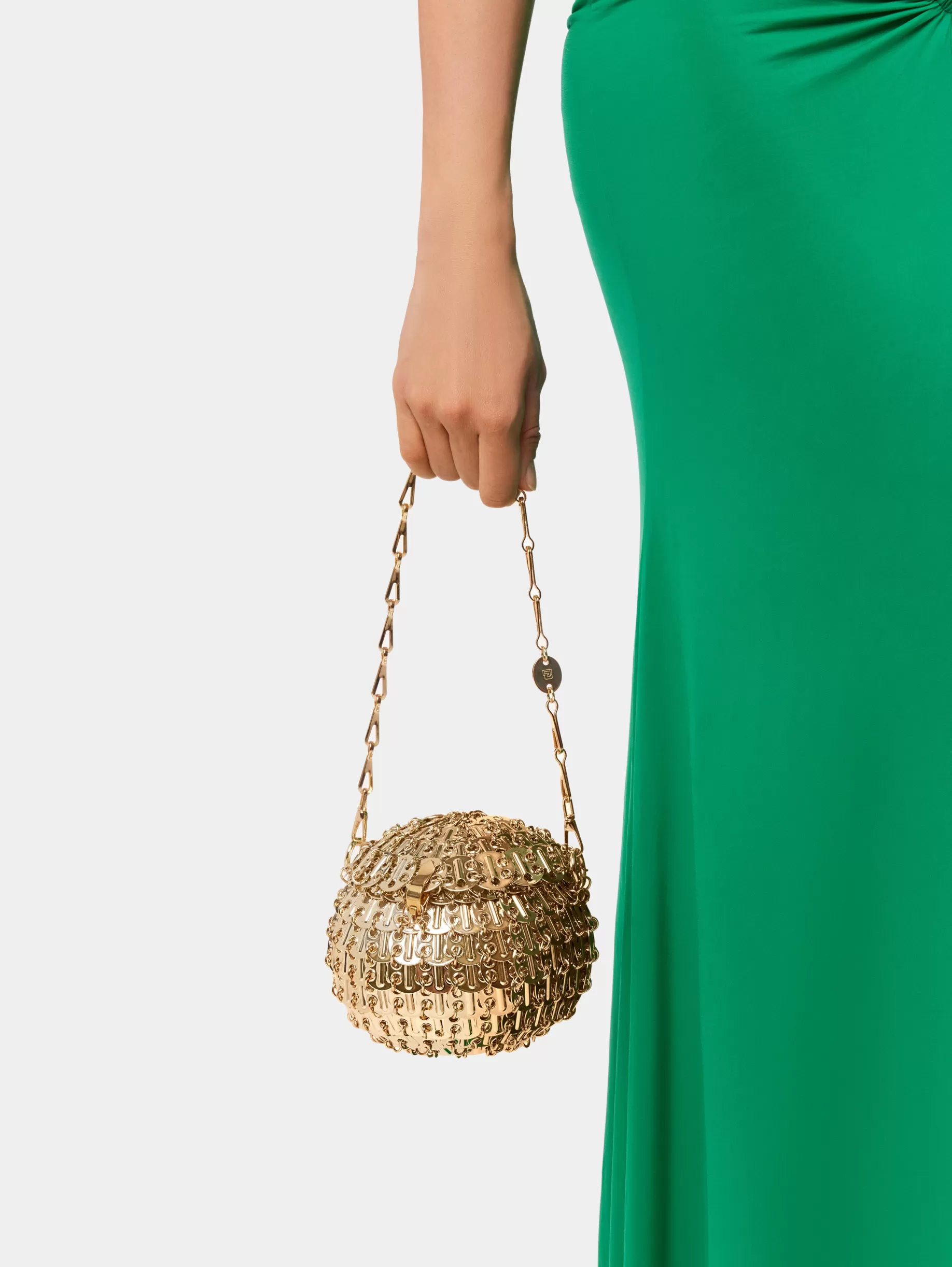 Rabanne Iconic gold Sphere 1969 Bag