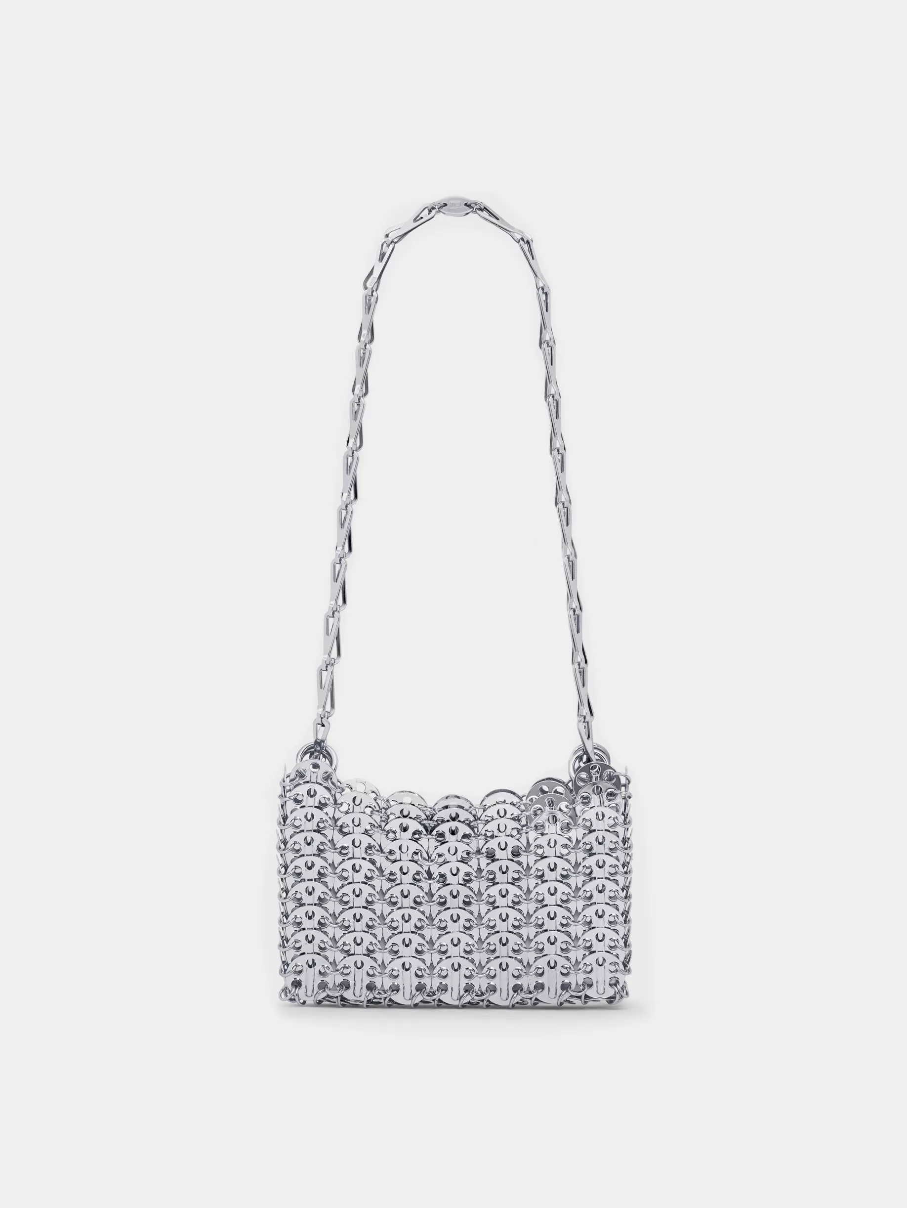 Rabanne Iconic Silver Nano 1969 bag