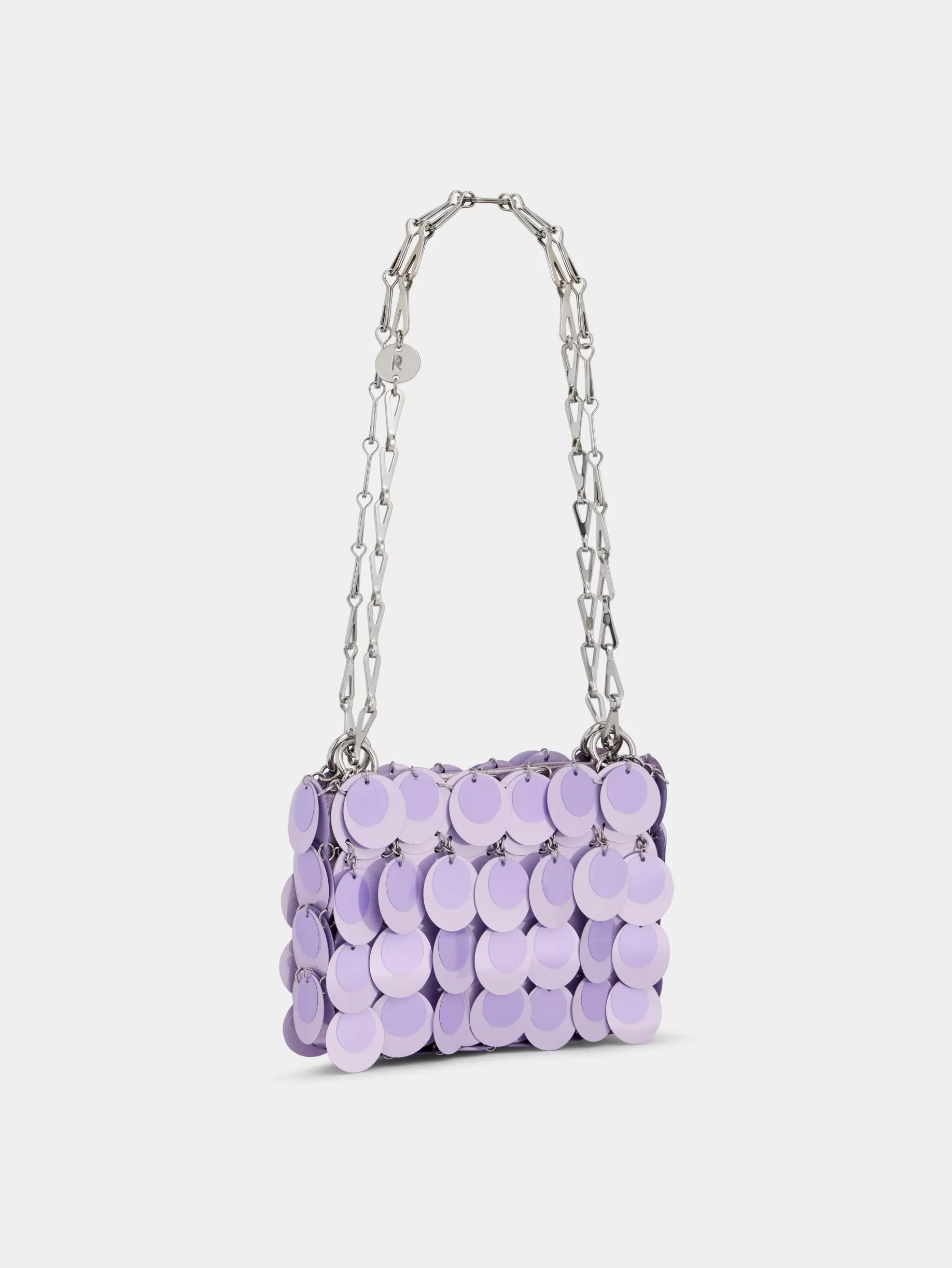 Rabanne LILA SPARKLE NANO BAG