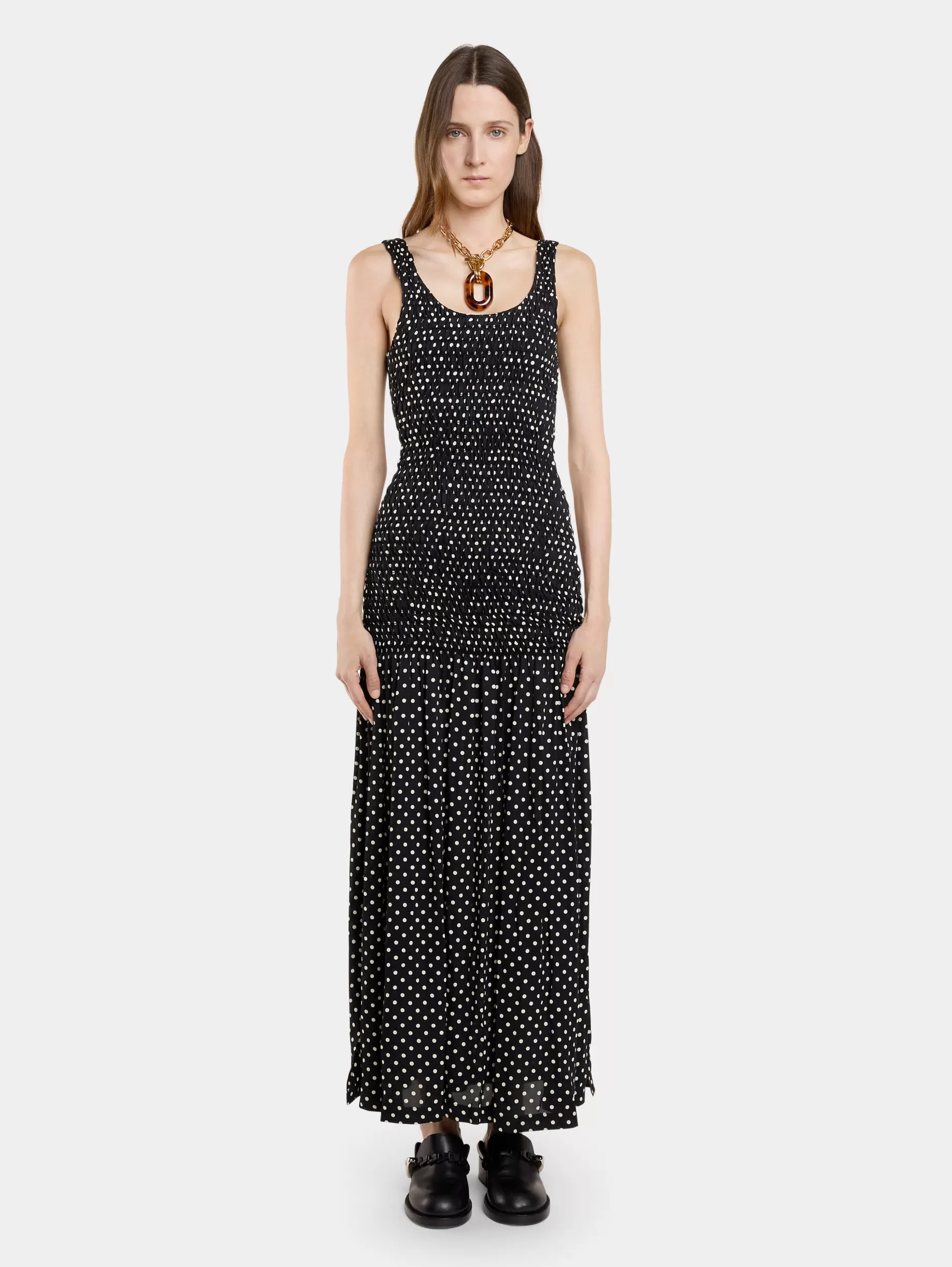 Rabanne LONG CREPE DRESS