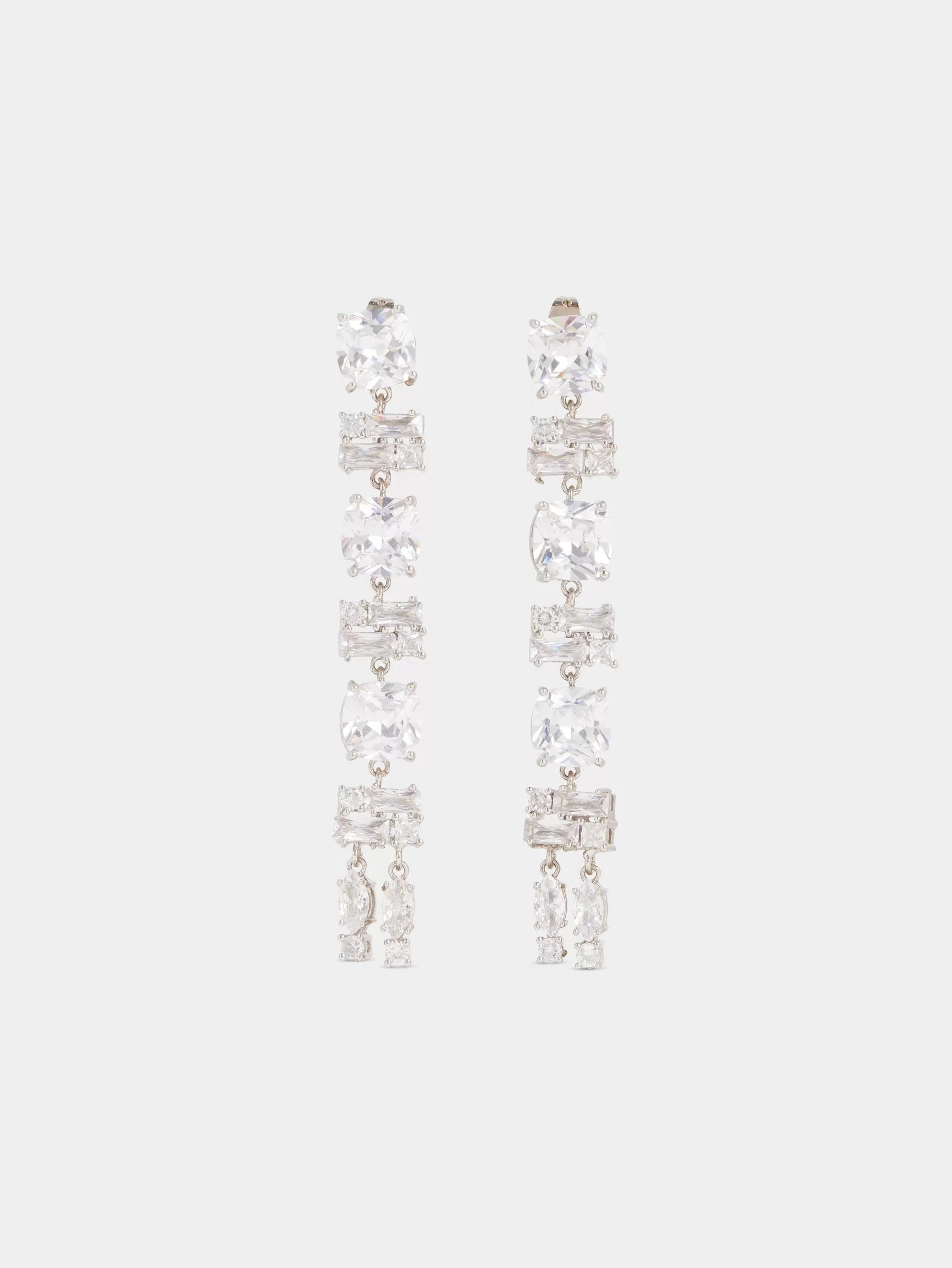 Rabanne LONG STRASS EARRINGS