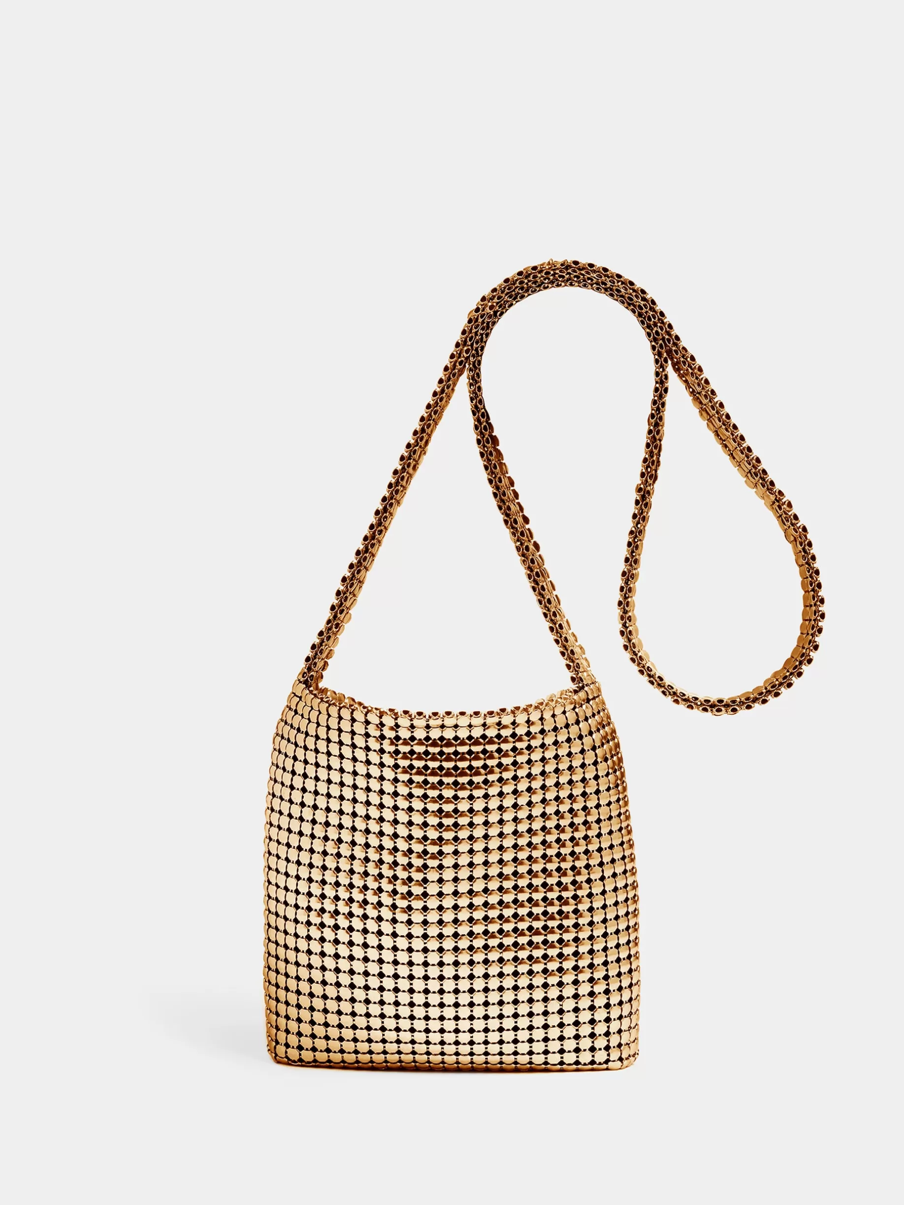 Rabanne Mini gold Pixel bag