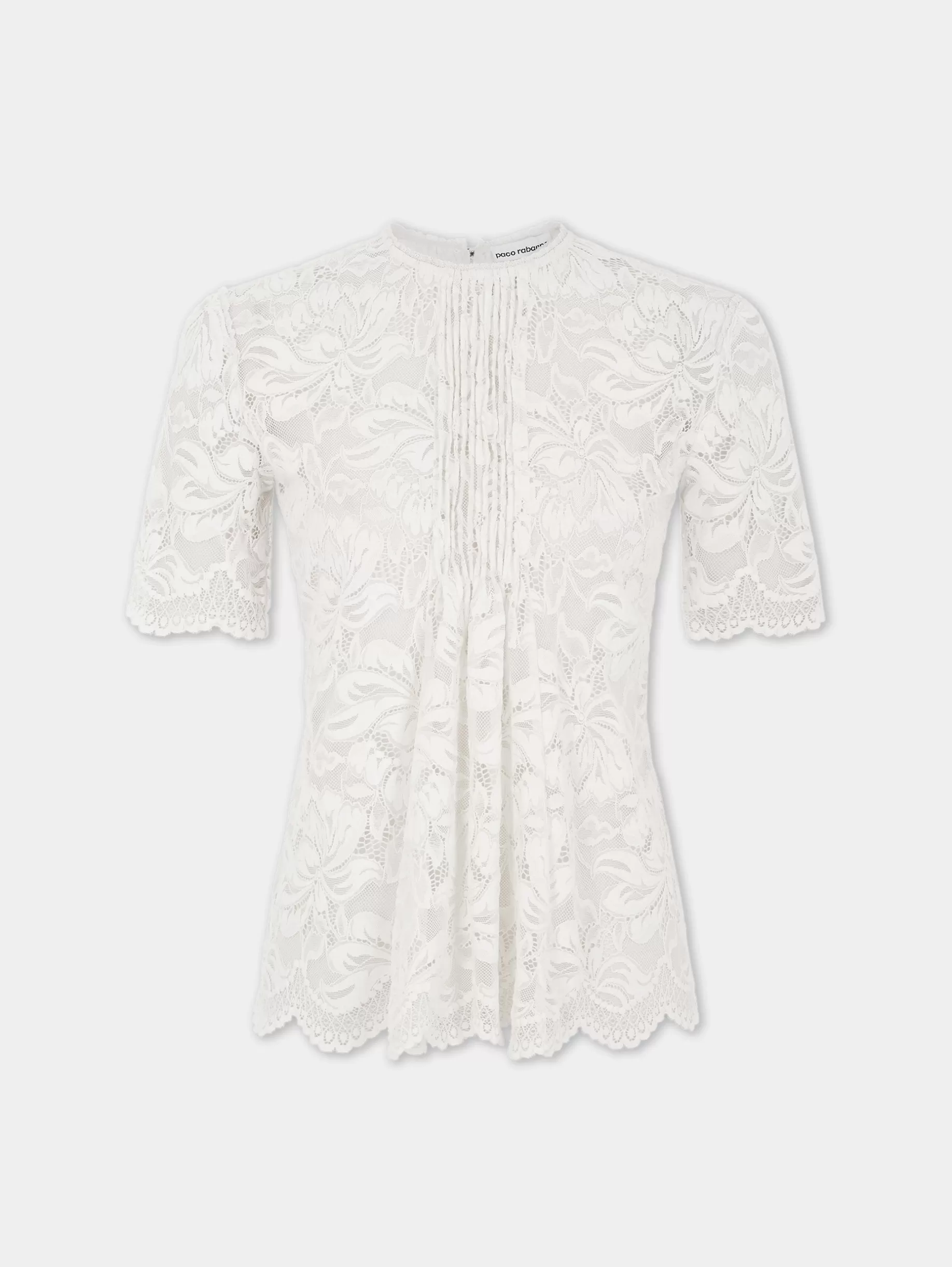 Rabanne Mini lace ivory top