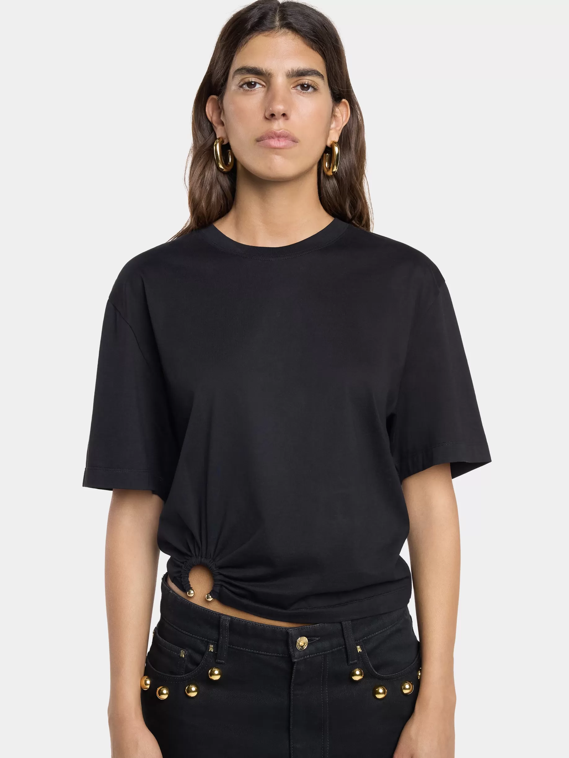 Rabanne OVERSIZE PIERCING T-SHIRT