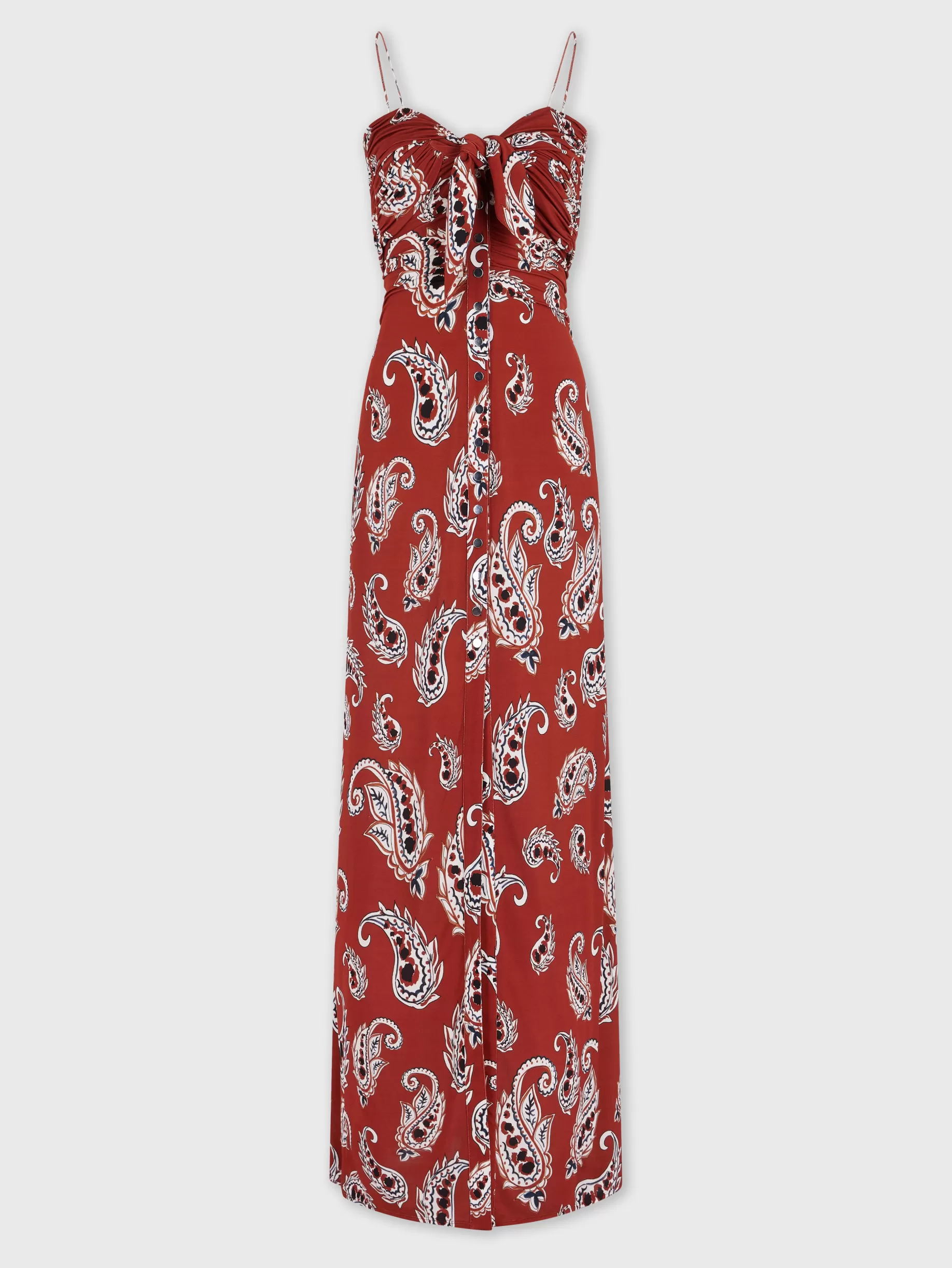 Rabanne Paisley printed long dress