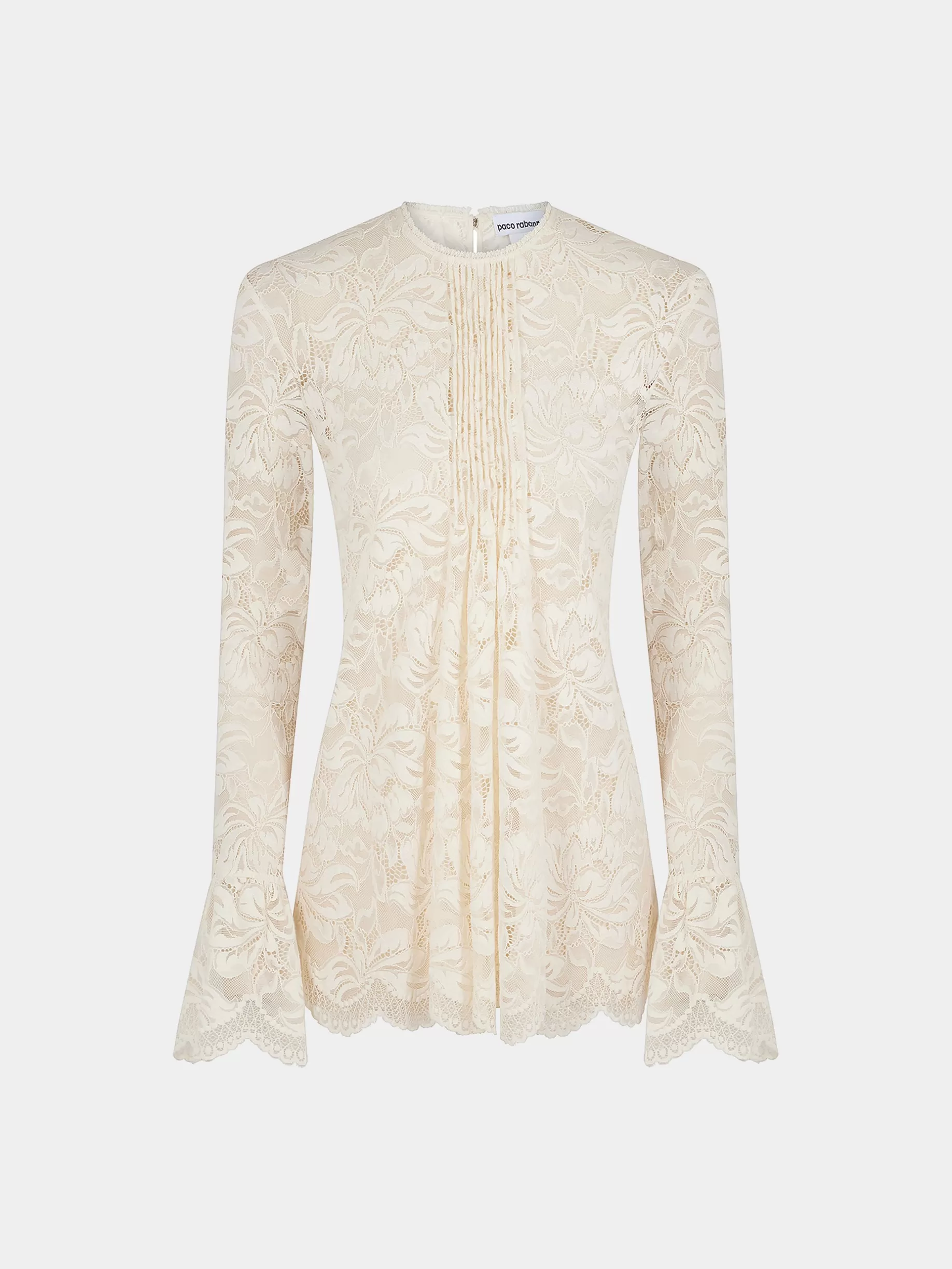 Rabanne Pleated lace top