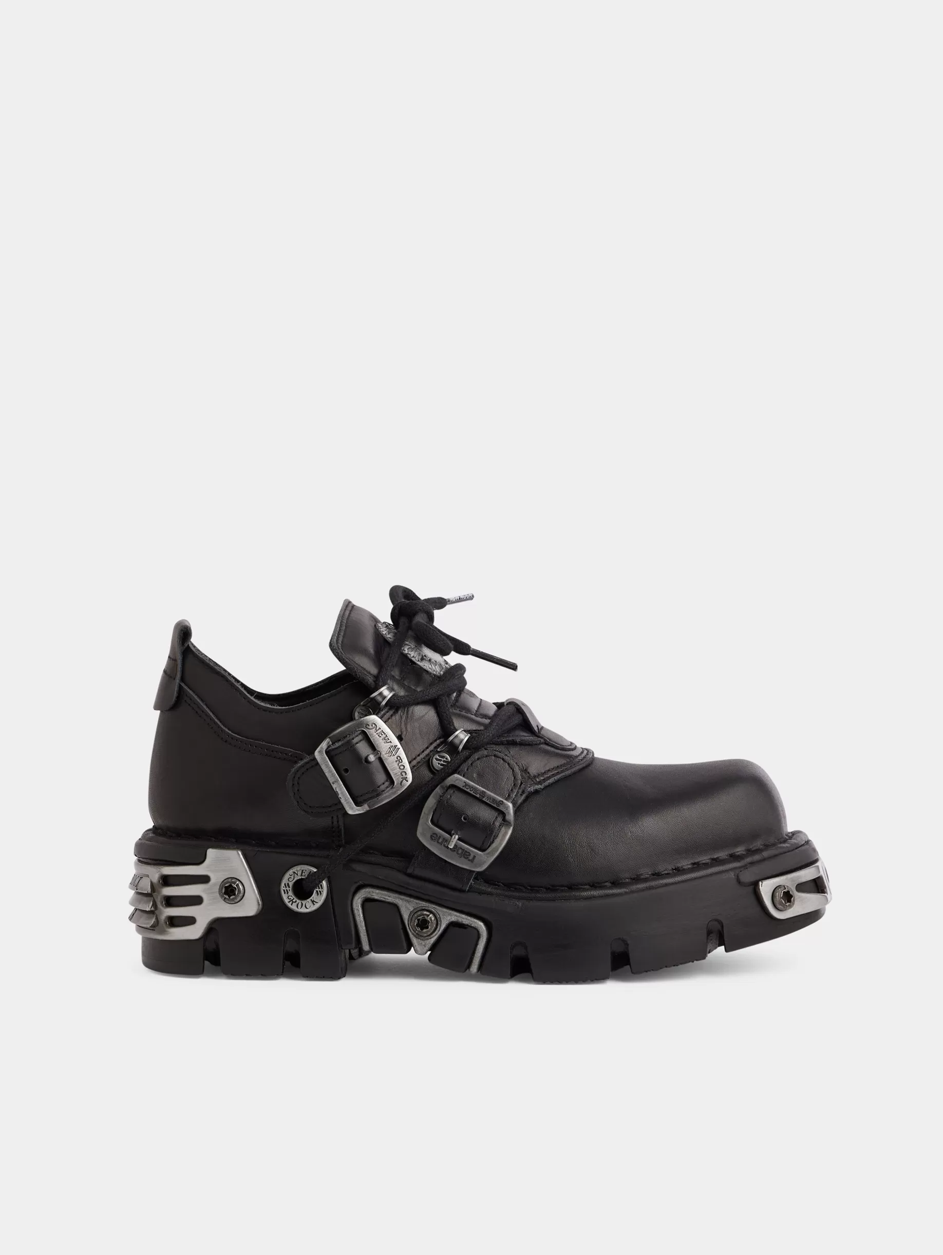 Rabanne x NEW ROCK BLACK SHOES