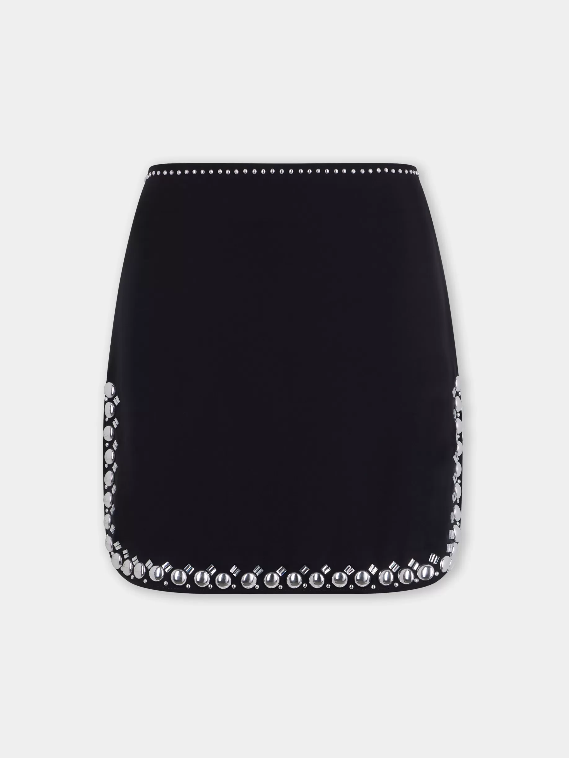 Rabanne SATIN MINI SKIRT