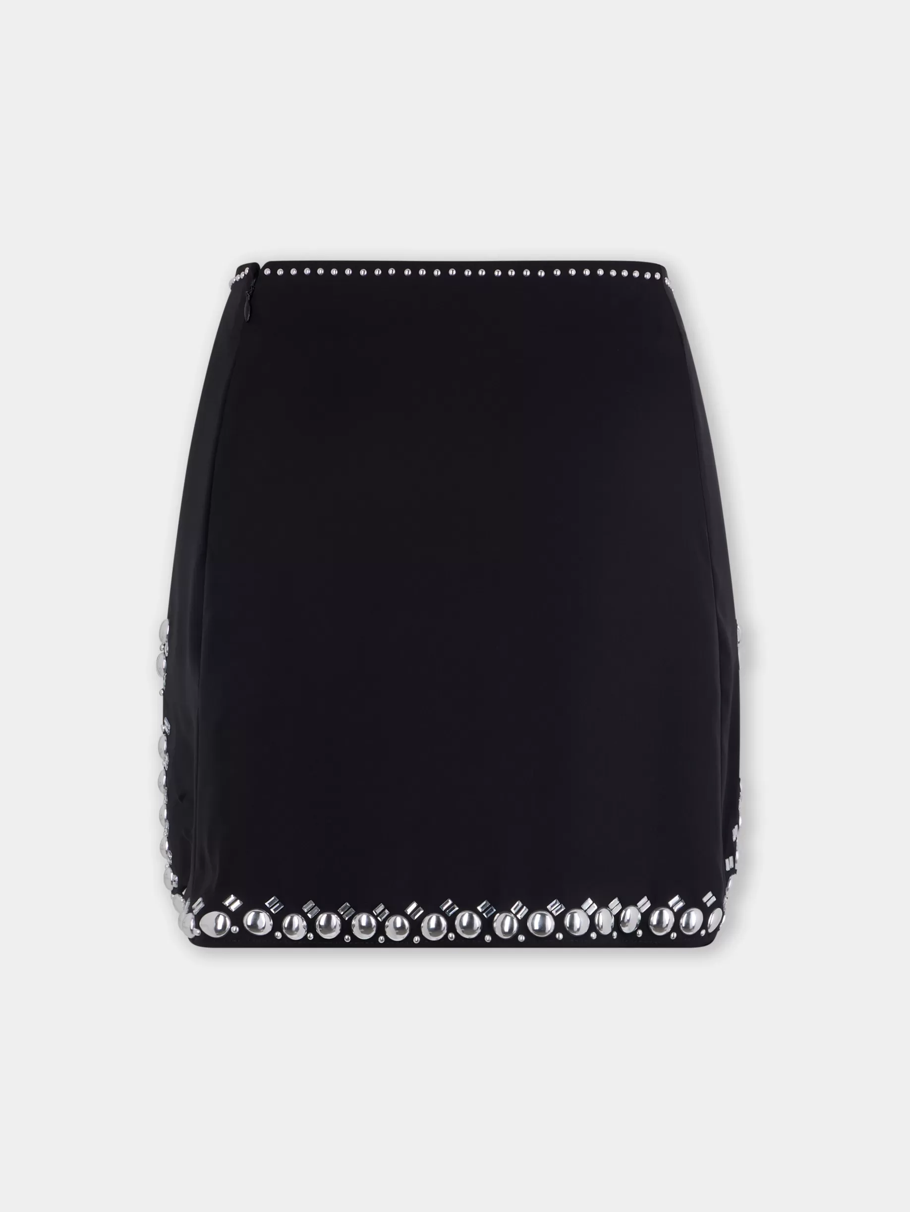 Rabanne SATIN MINI SKIRT