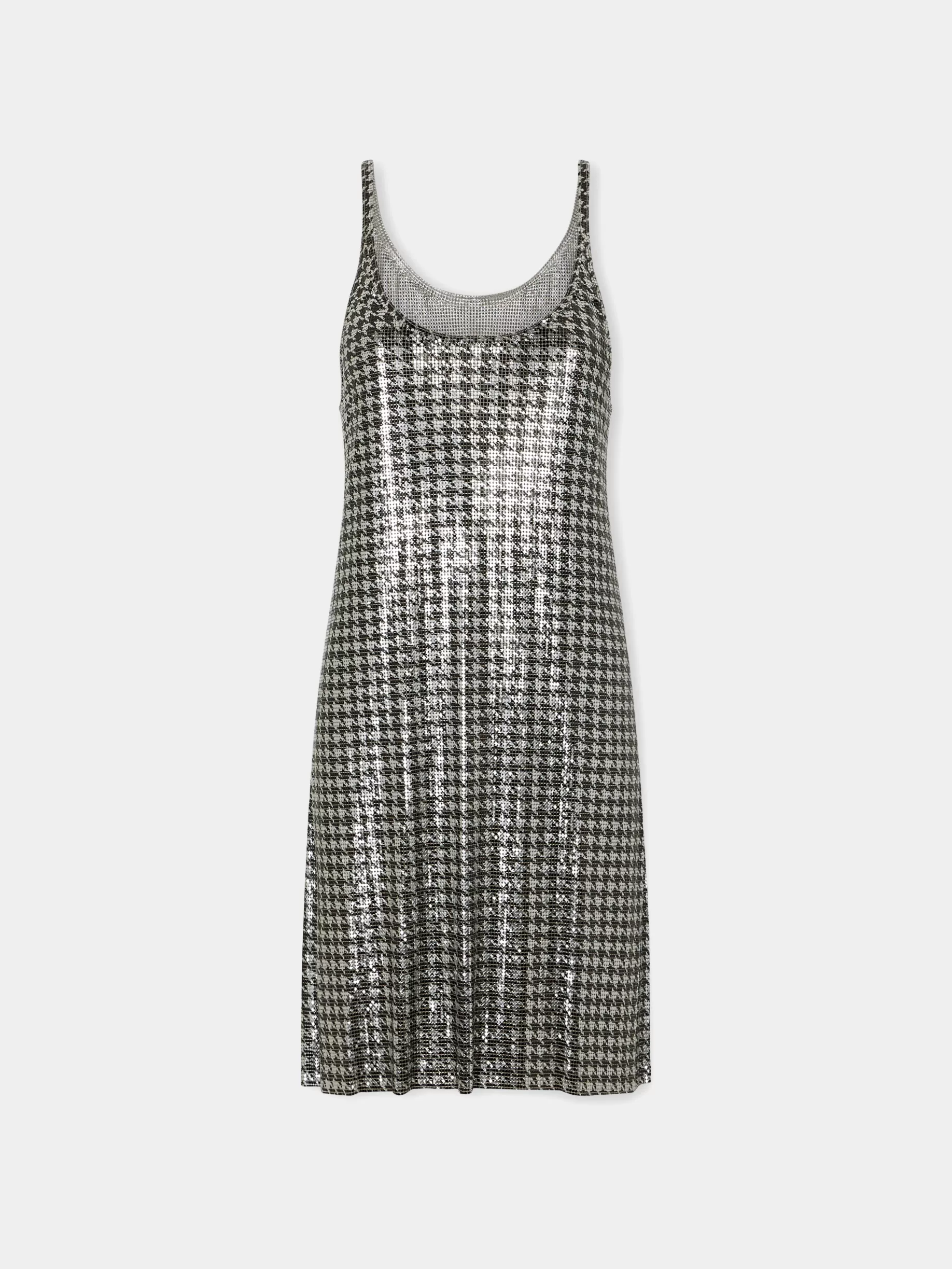 Rabanne Short dress in patterned mesh