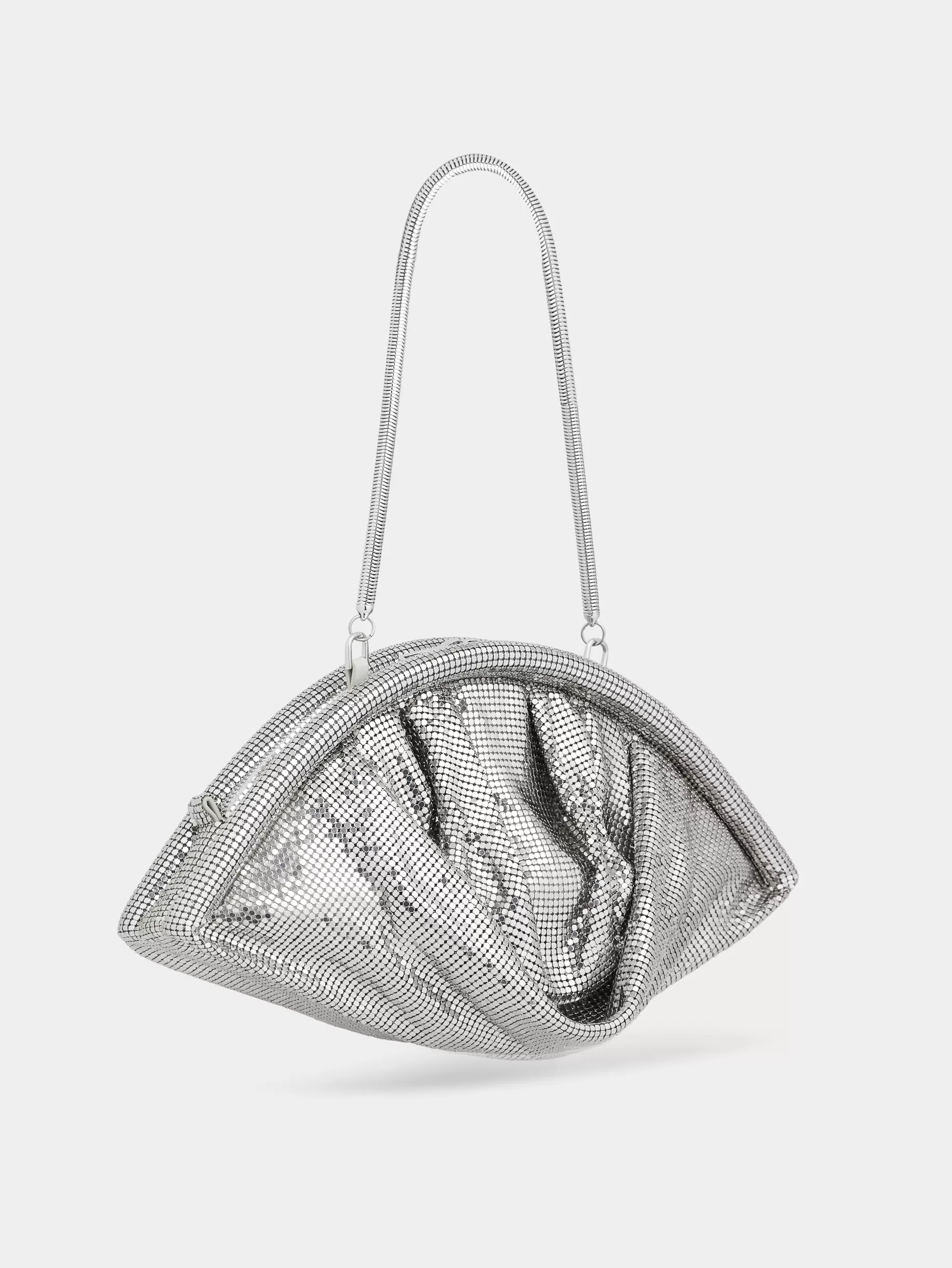 Rabanne SILVER MESH NIGHT CLUTCH