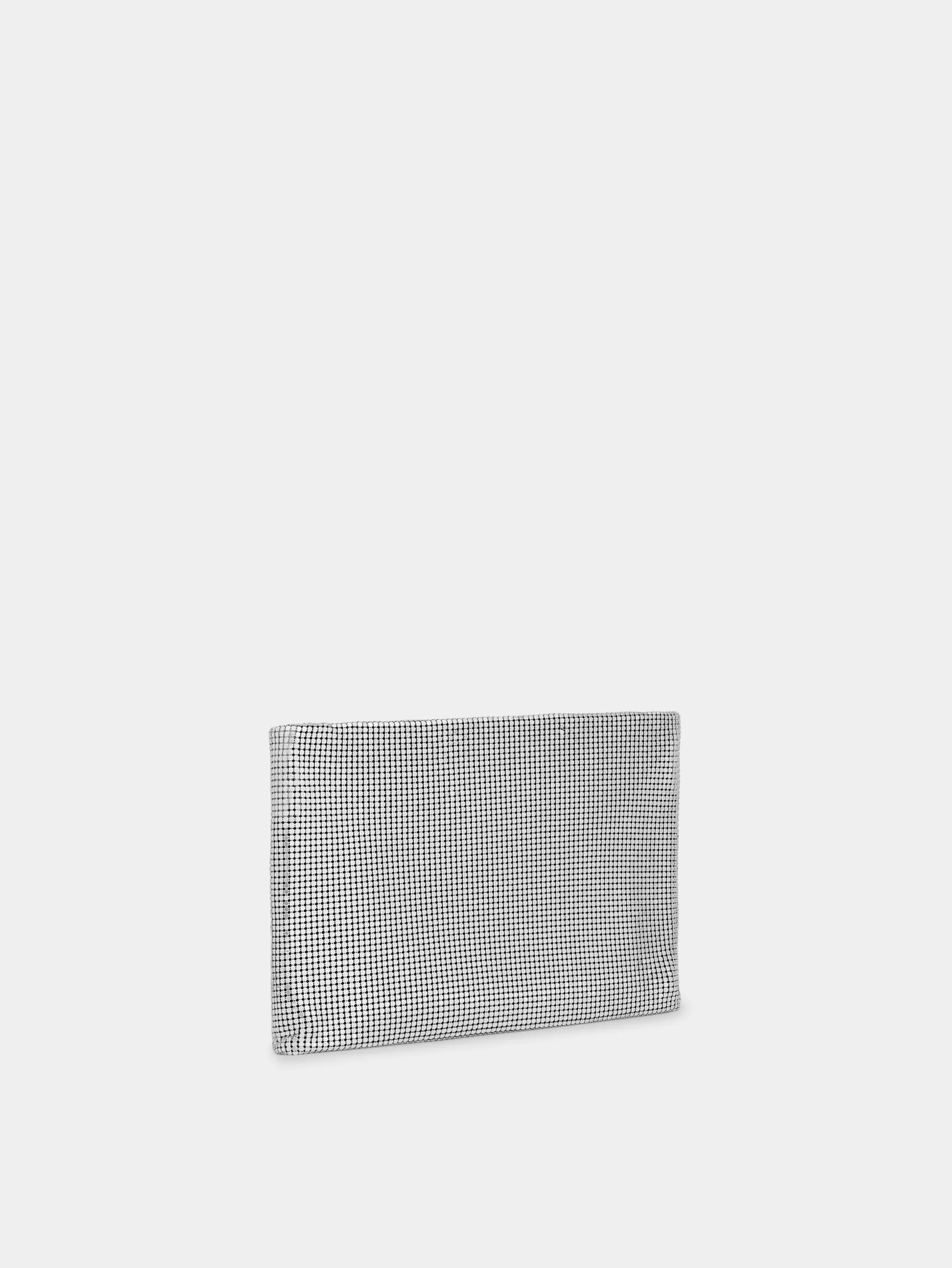 Rabanne SILVER MESH POUCH