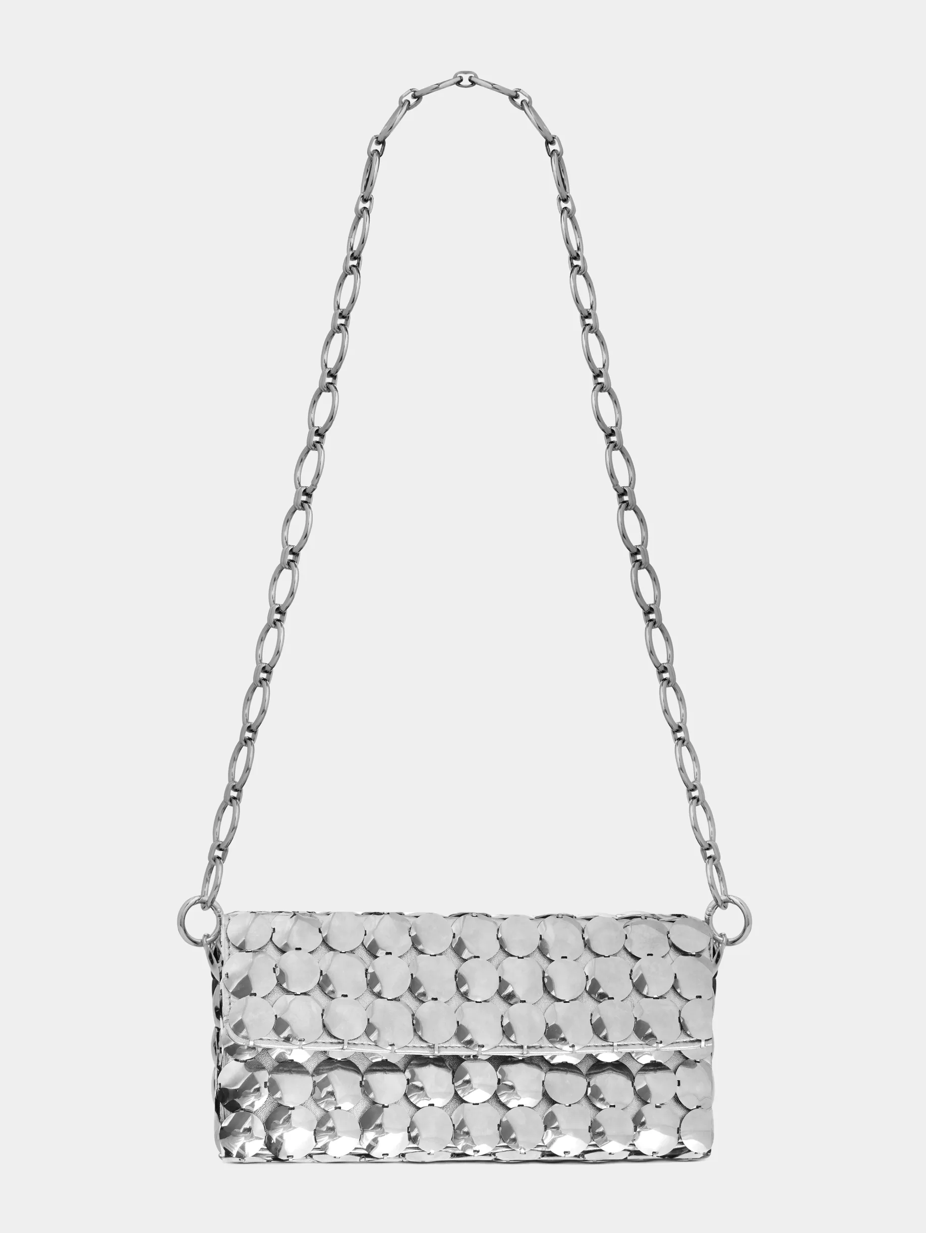 Rabanne Silver Quilted Bag