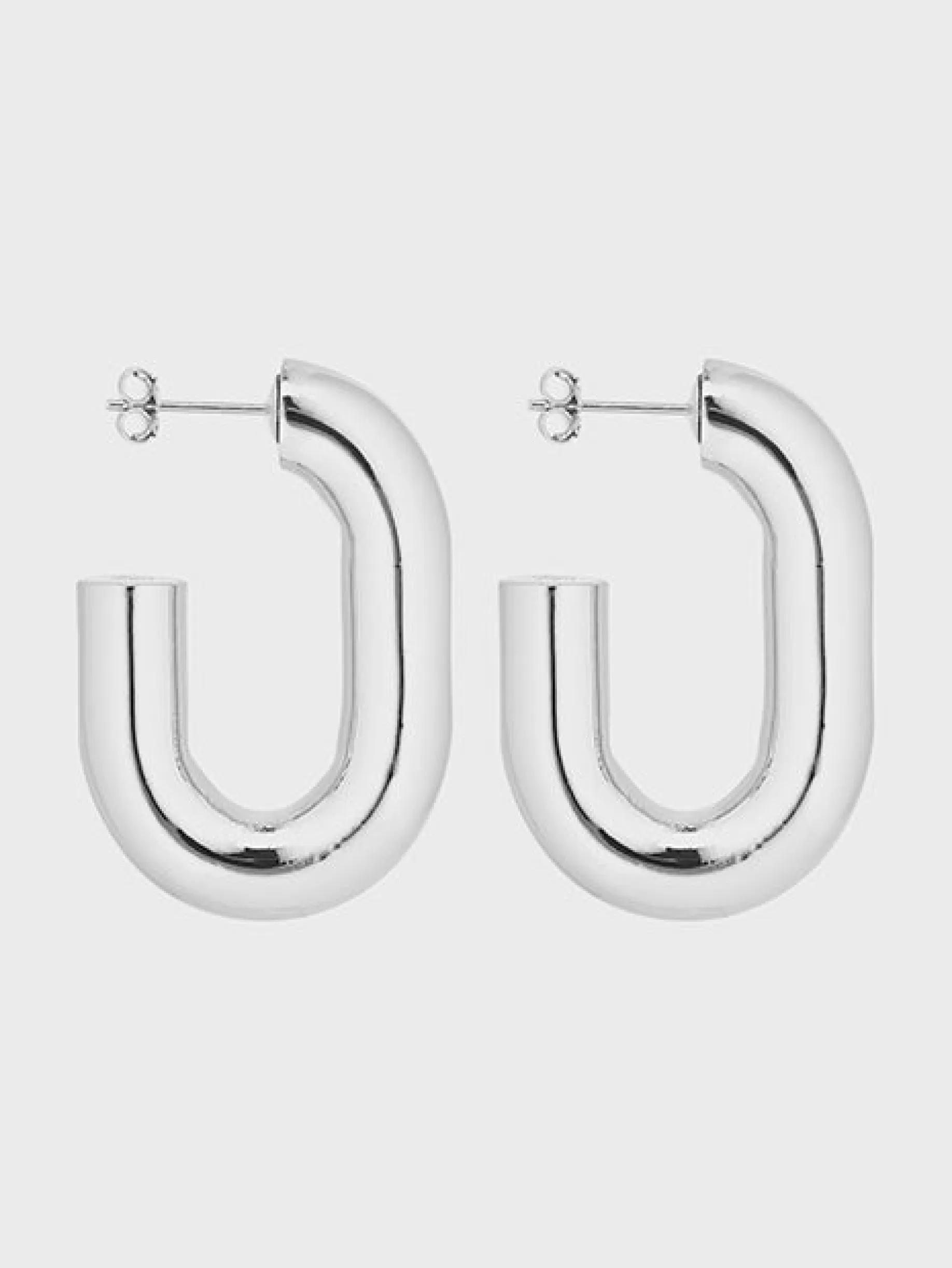 Rabanne Silver XL Link Earrings