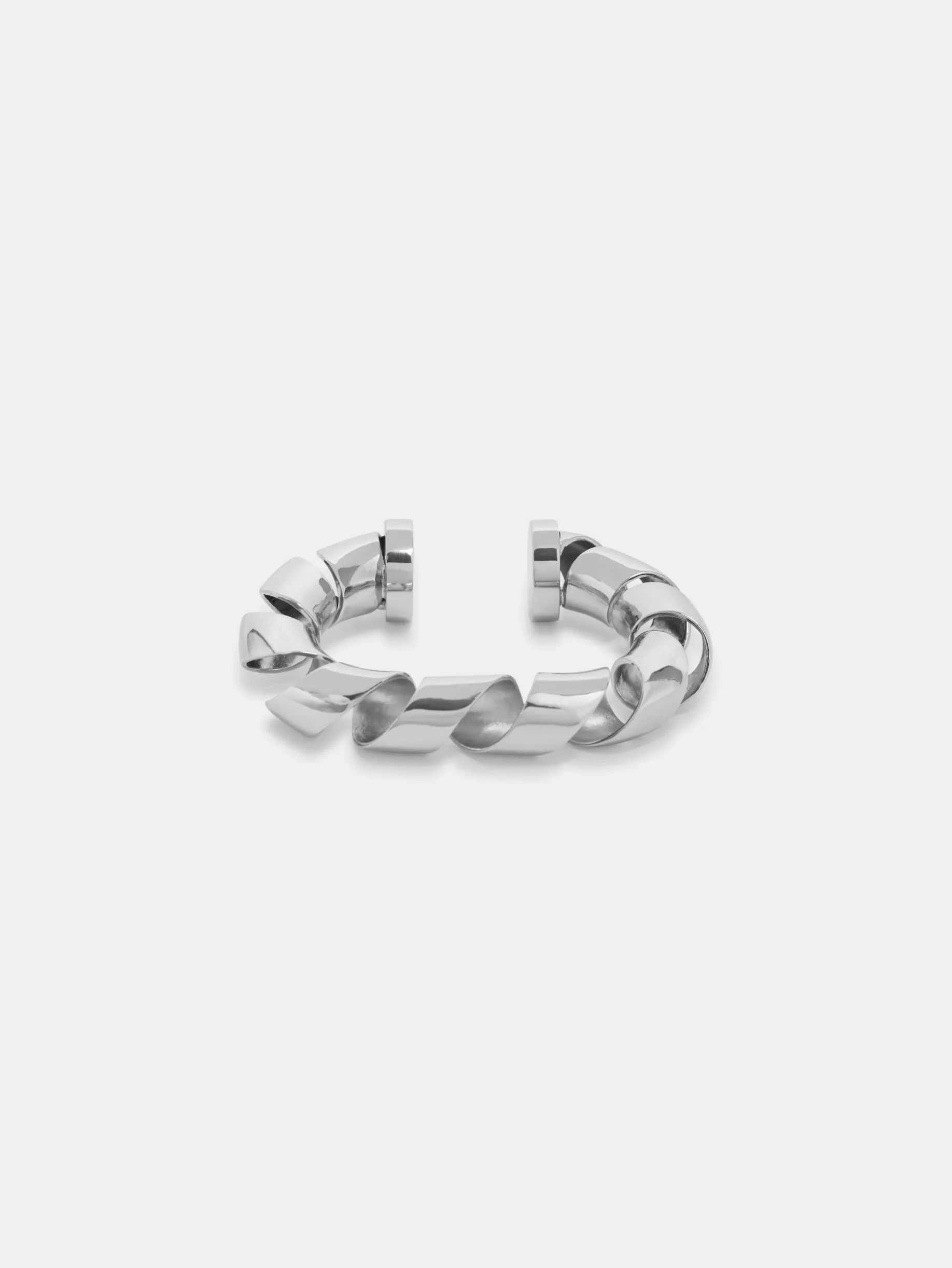 Rabanne Silver XL link twist cuff