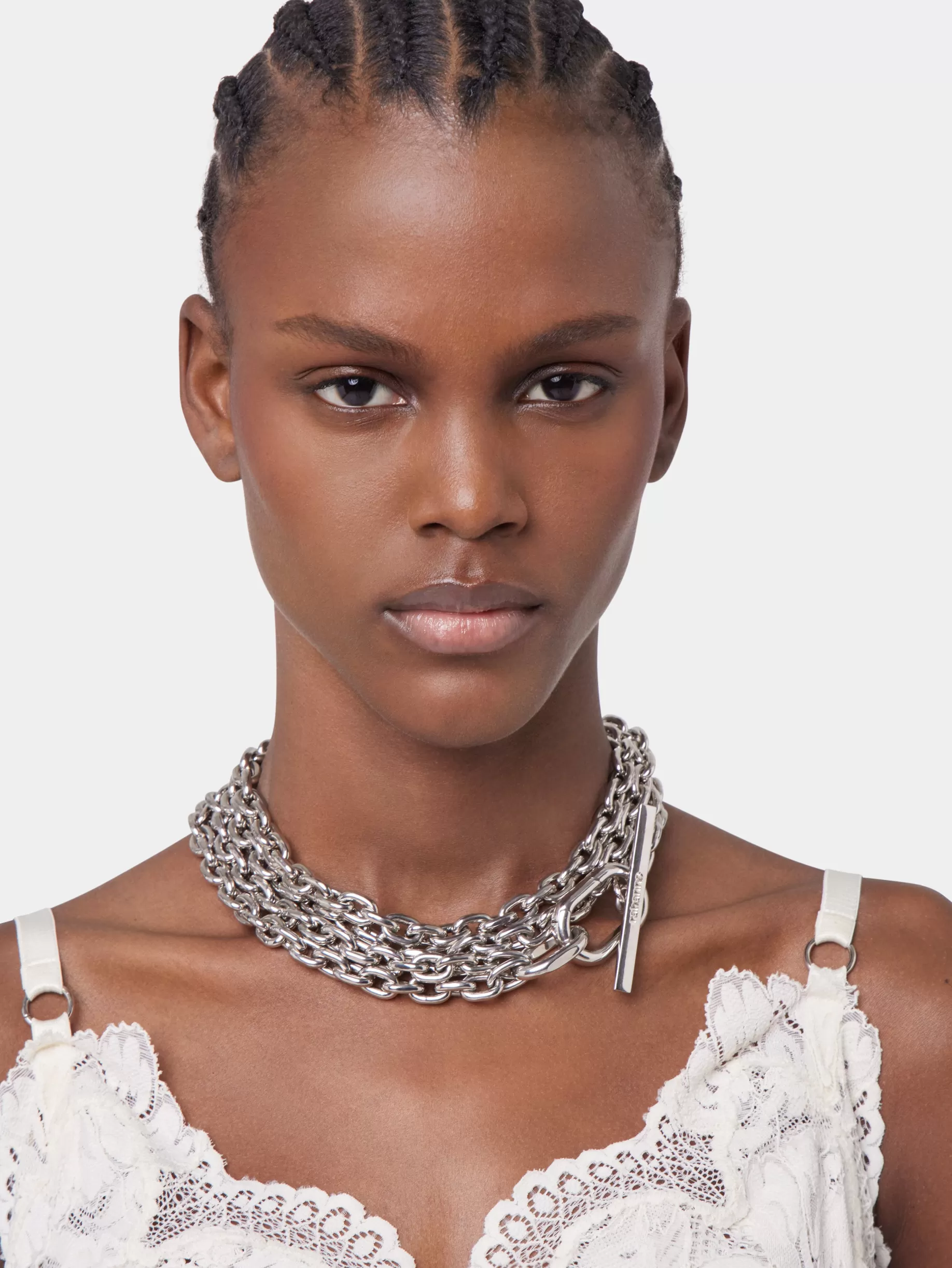 Rabanne SILVER XS LINK NECKLACE