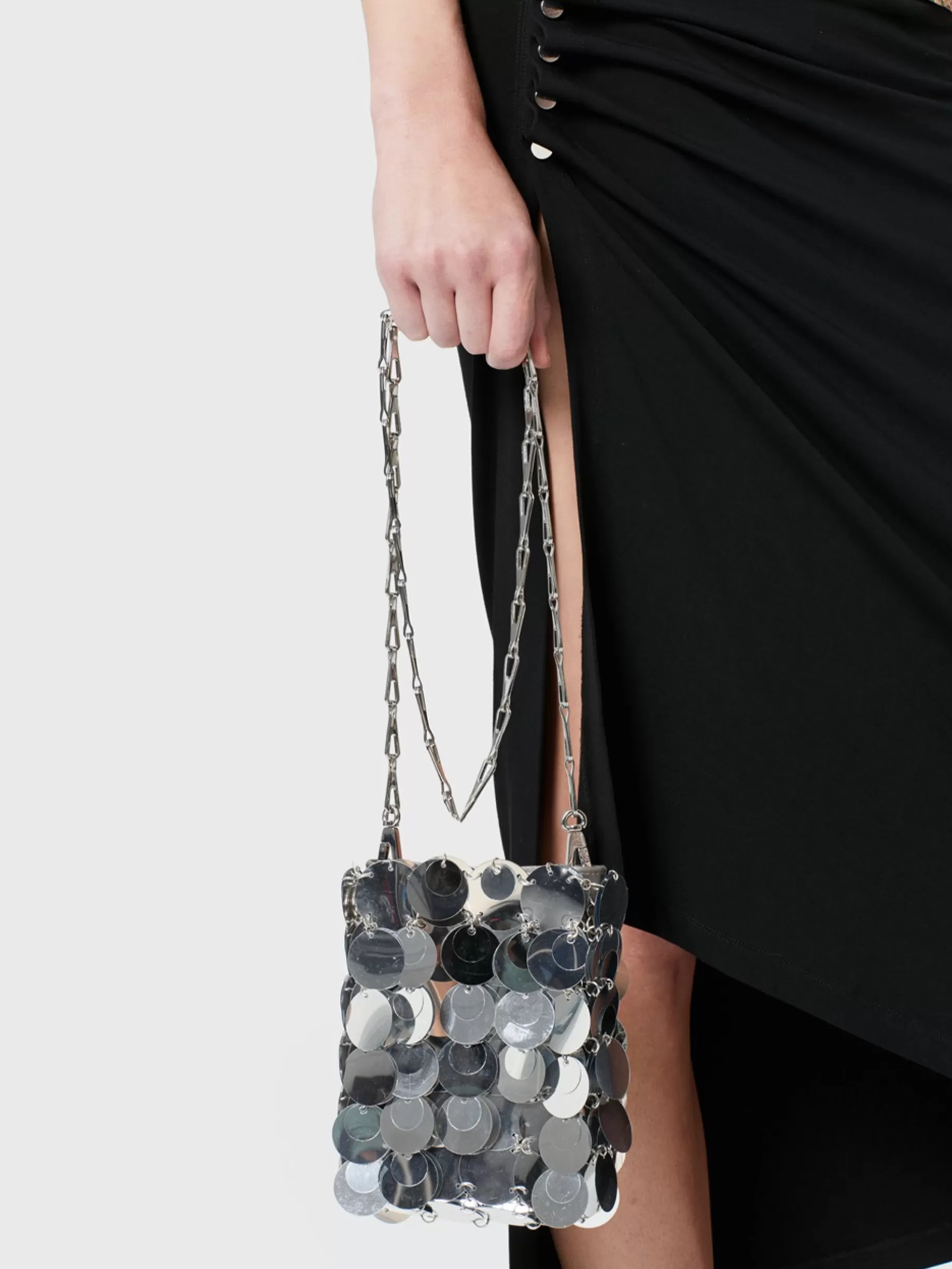 Rabanne Sparkle discs sequin bag