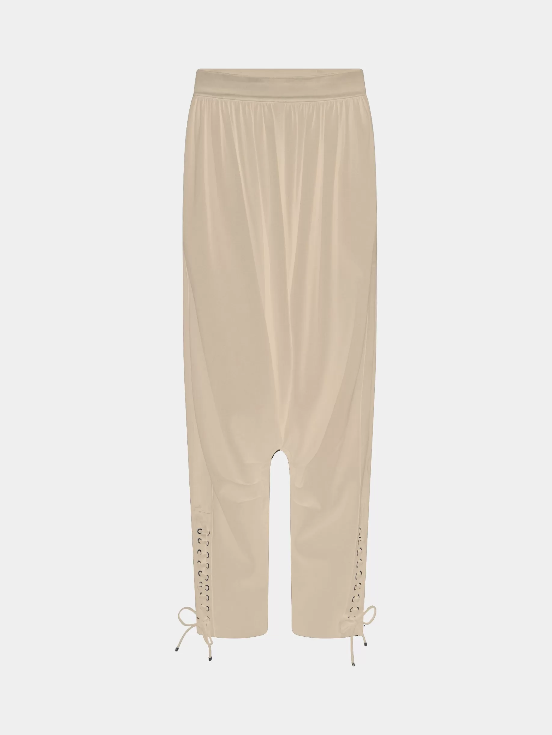 Rabanne Tailored baggy sand colored pants in wool