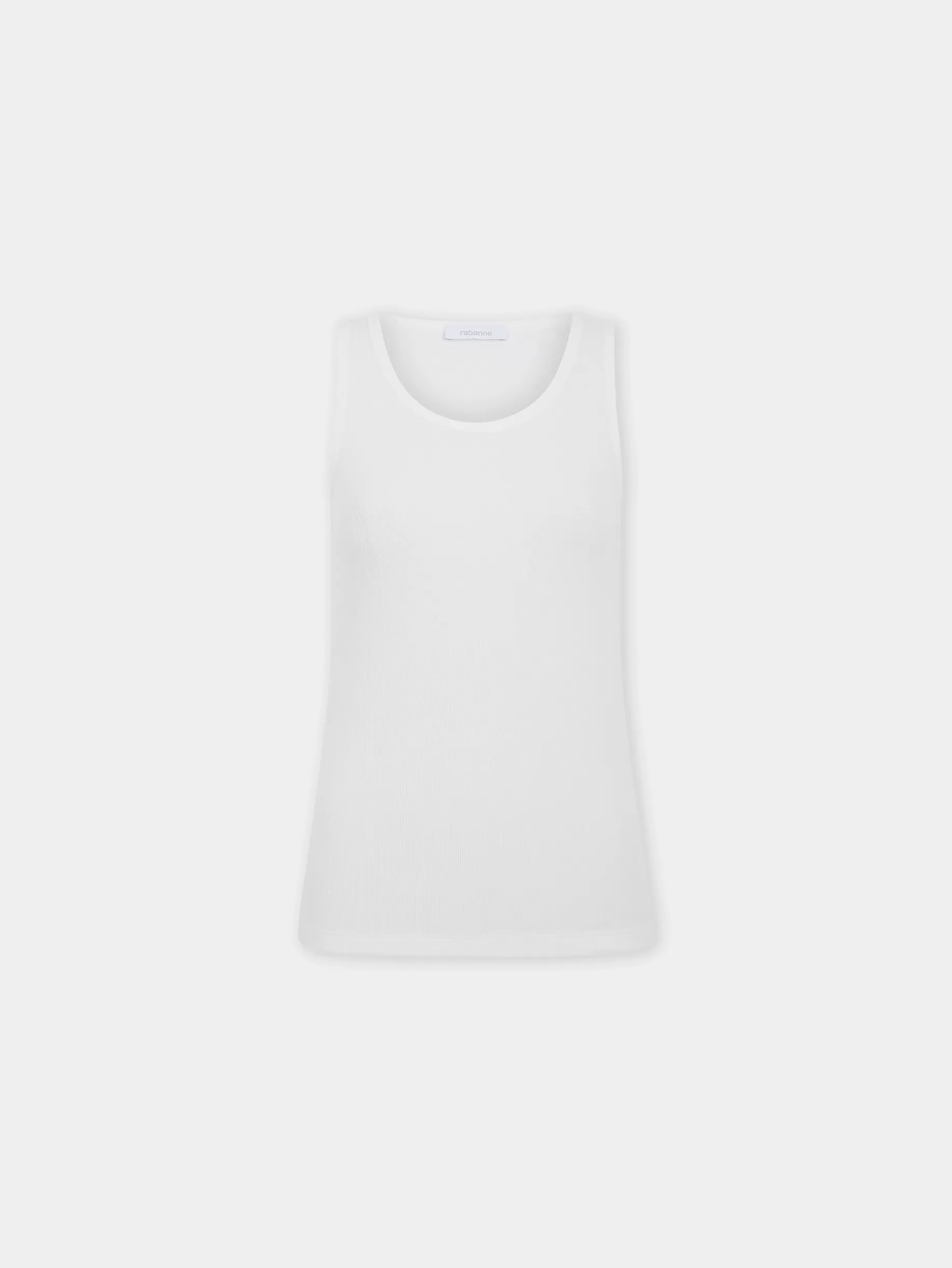 Rabanne TANK TOP IN COTTON JERSEY