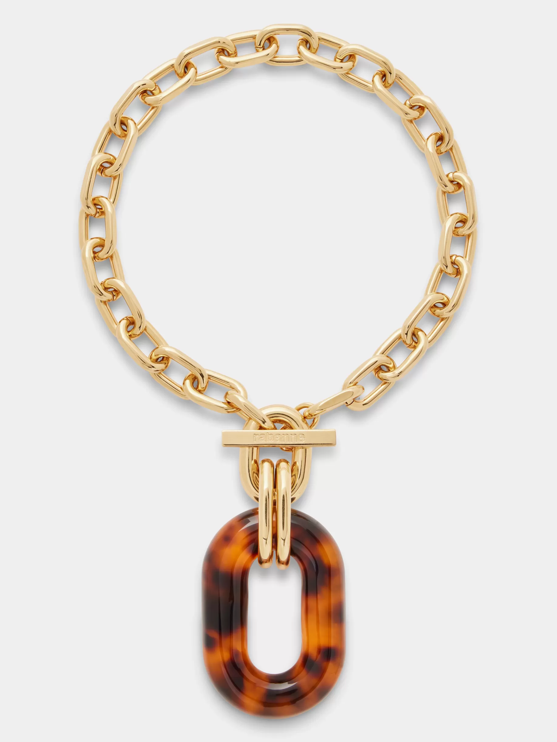 Rabanne XL LINK TARTARUGA NECKLACE